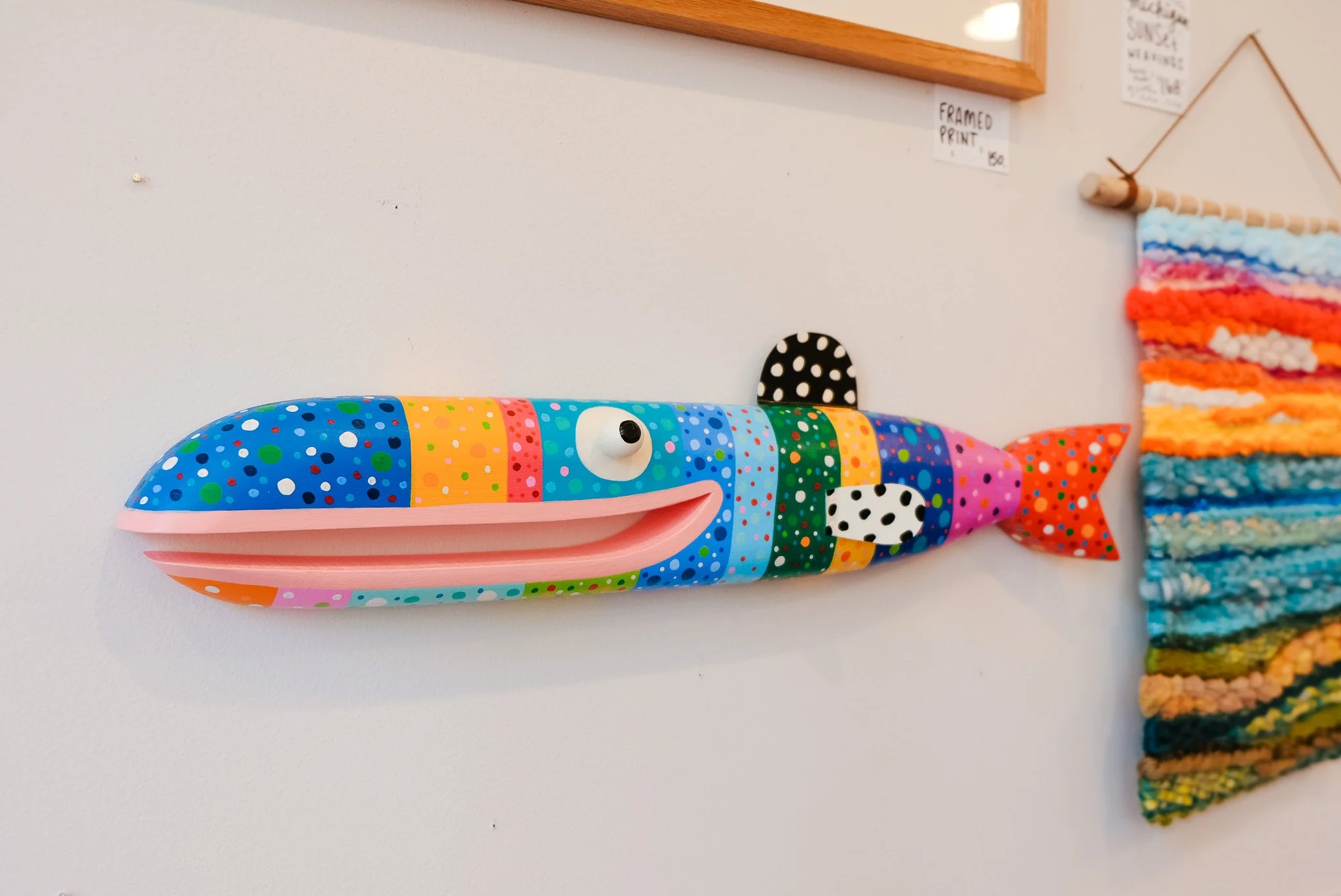 Bubblegum, a 22" Wall Fish