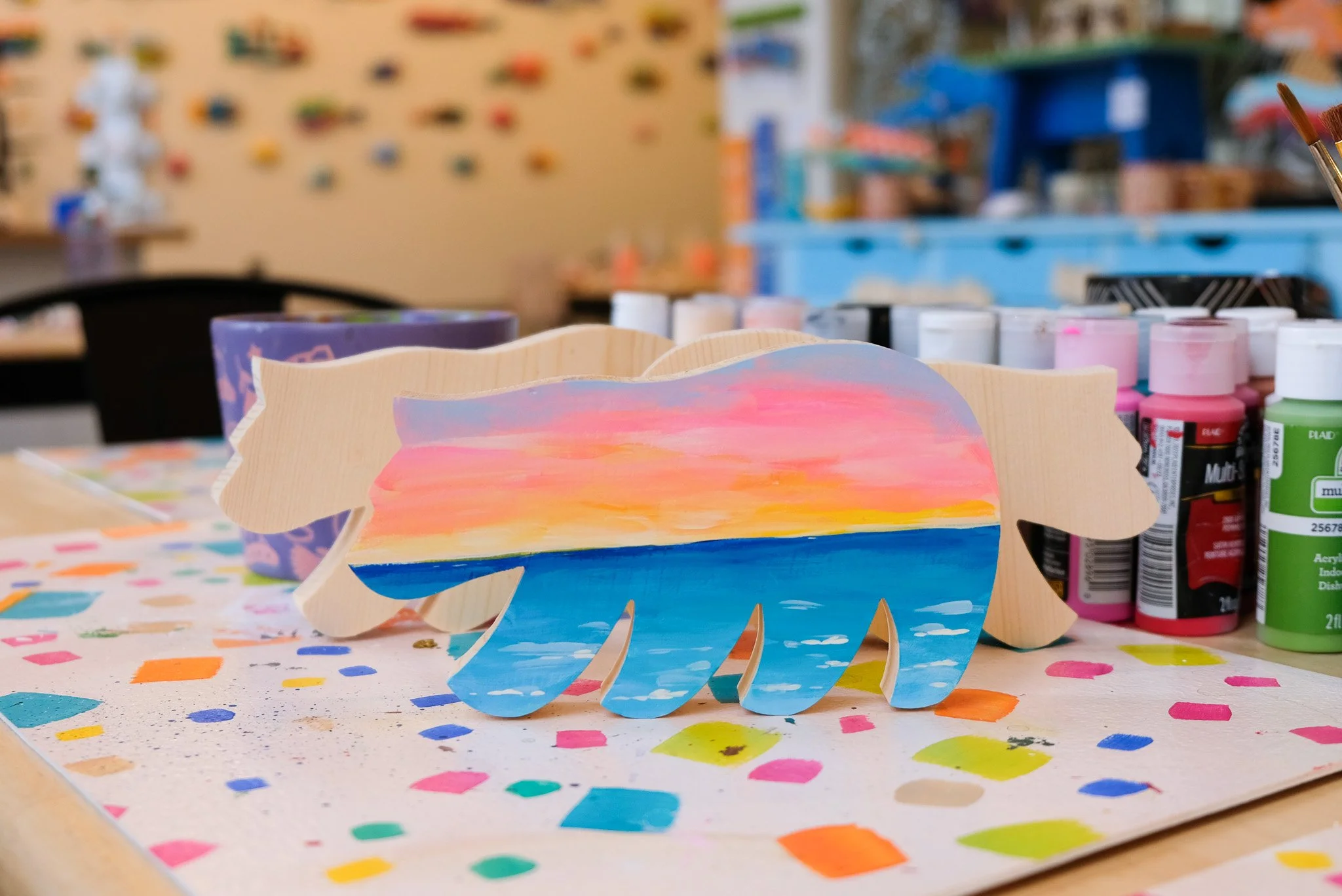 Lake Michigan Sunset Bear