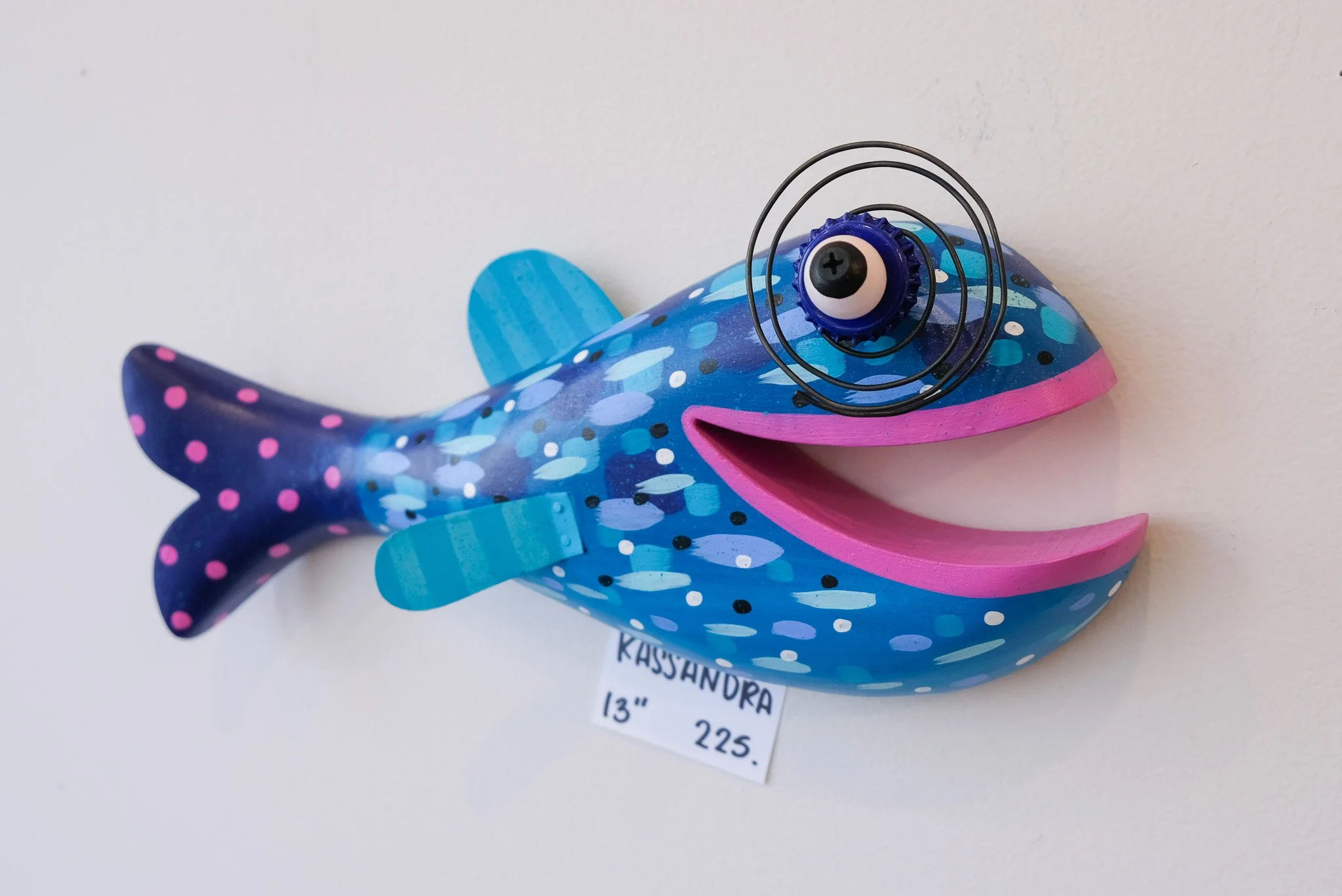 Kassandra, a 13" Wall Fish