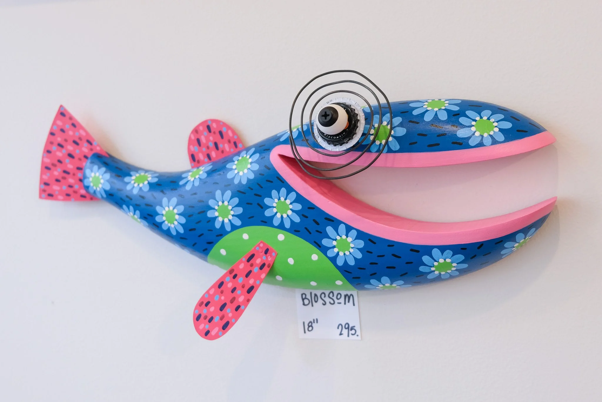 Blossom, an 18" Wall Fish
