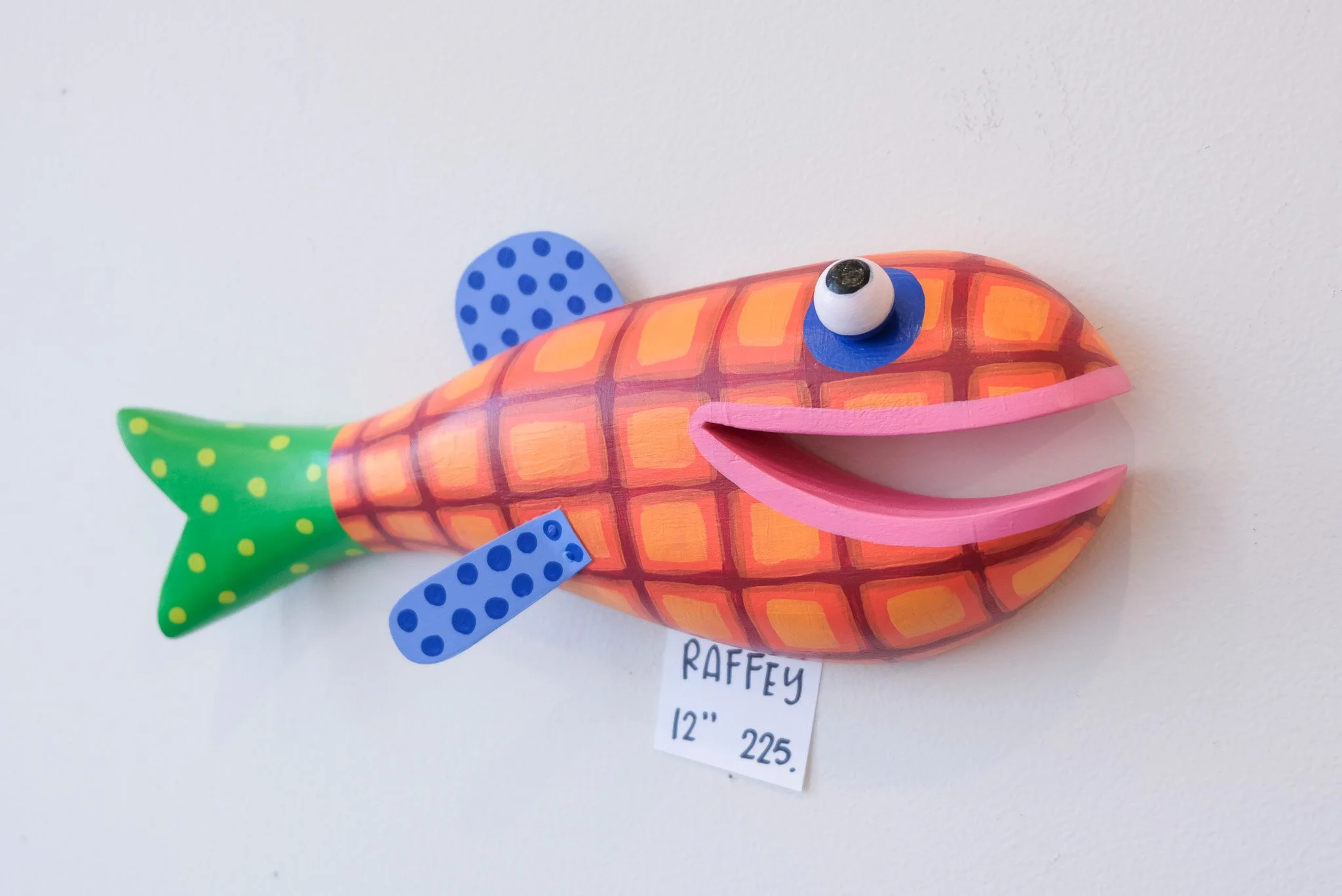 Raffey, a 12" Wall Fish