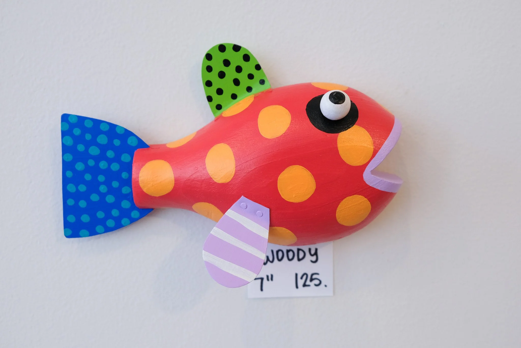Woody, a 7" Wall Fish
