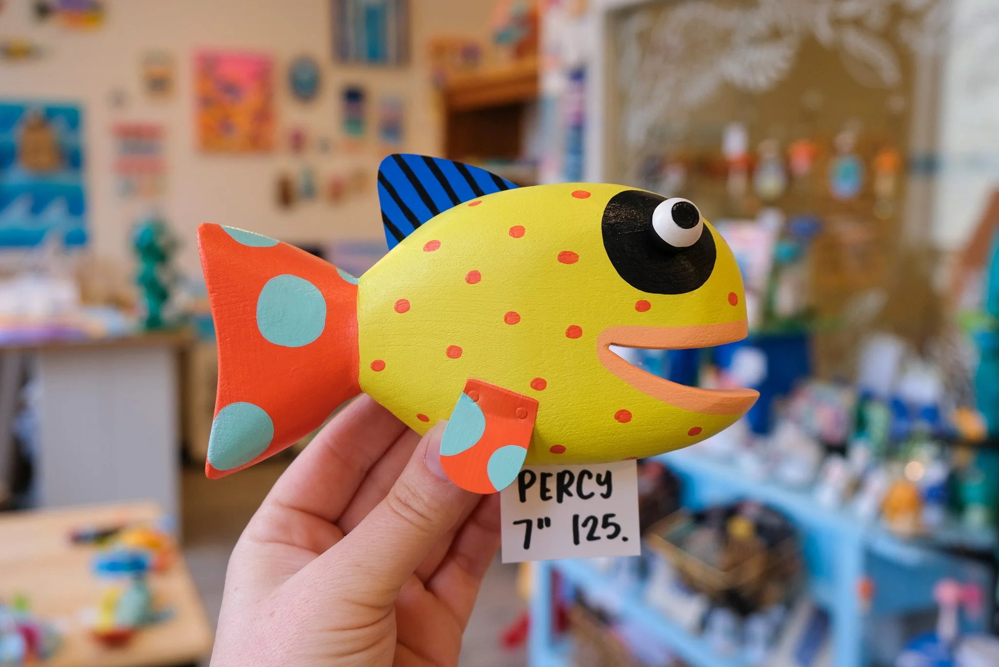 Percy, a 7" Wall Fish