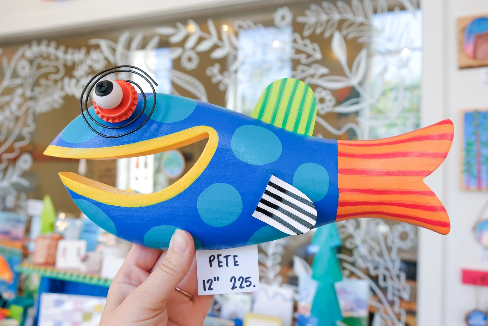 Pete, a 12" Wall Fish
