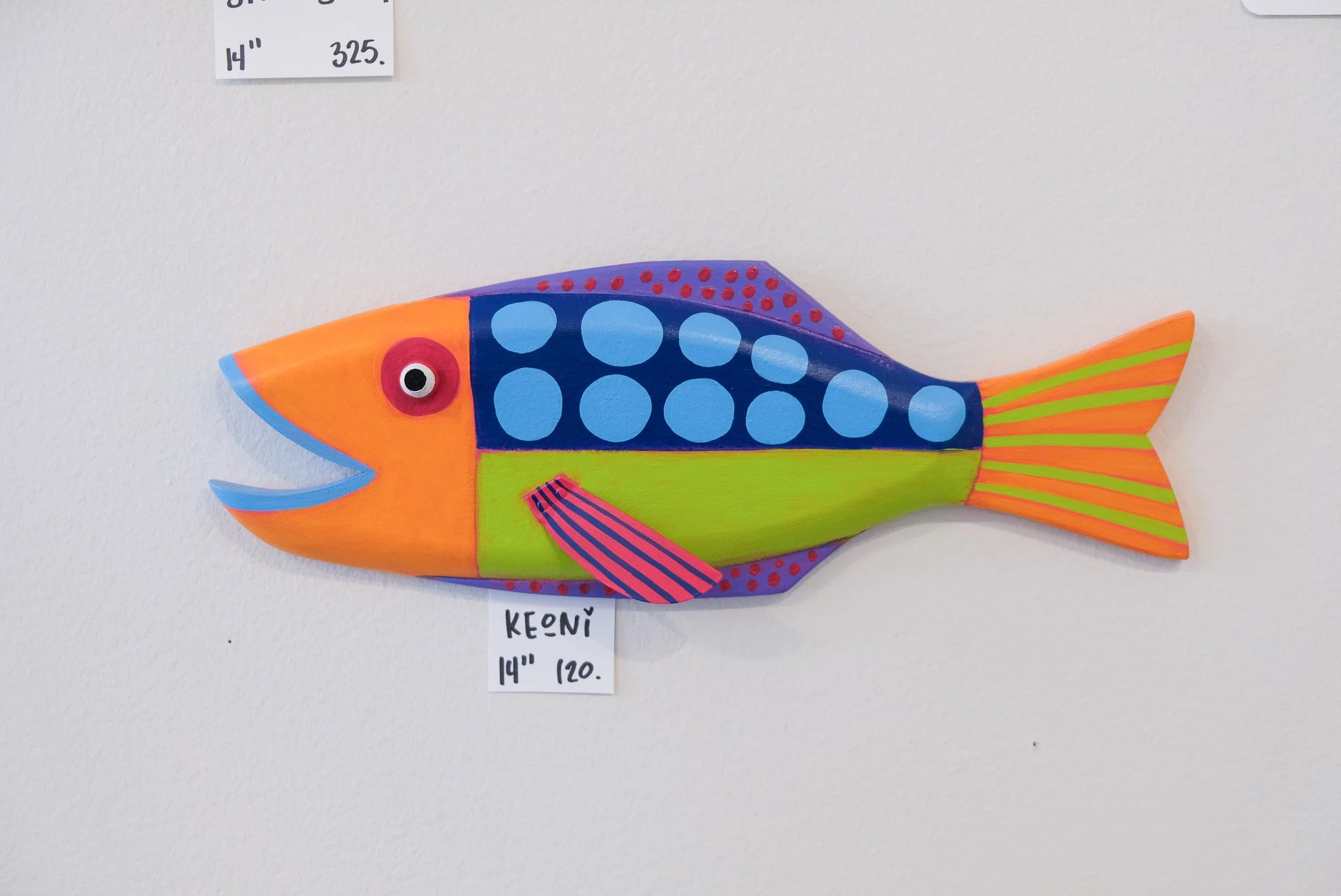 Keoni, a 14" Wall Fish