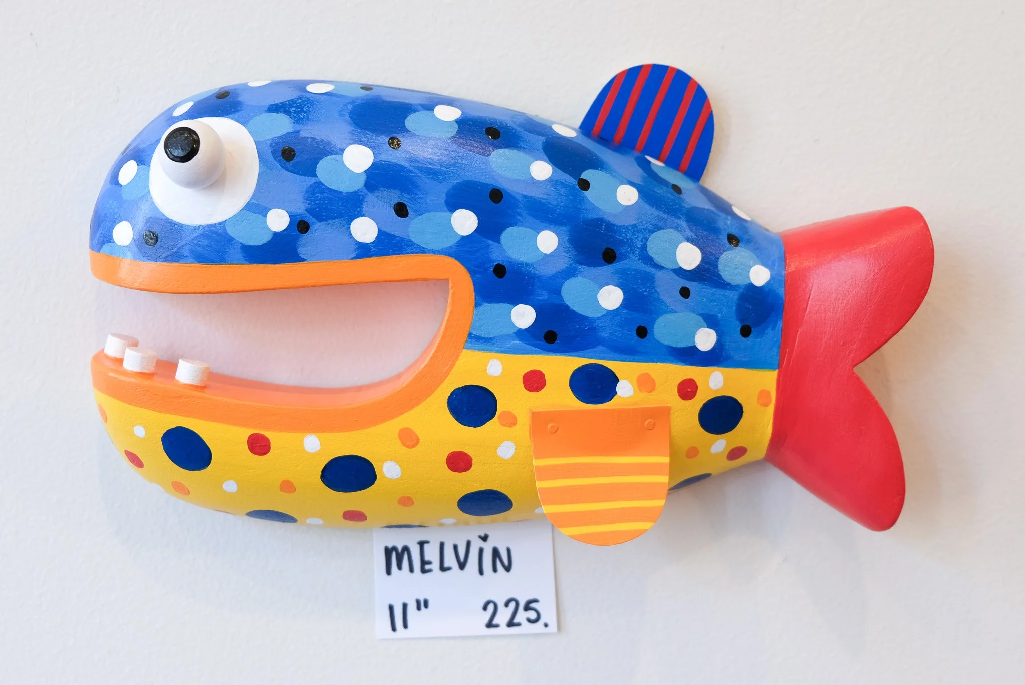 Melvin, an 11" Wall Fish