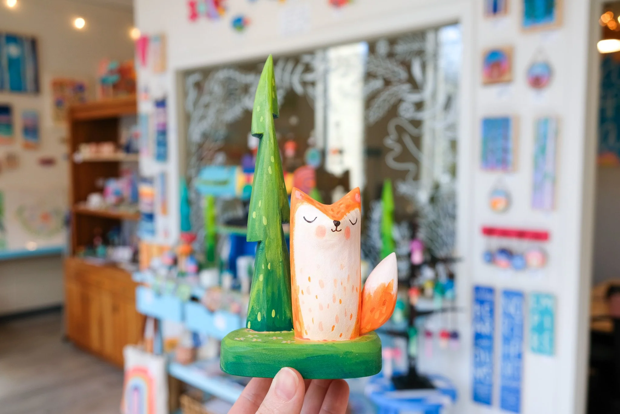 Michigan Fox Sculpture