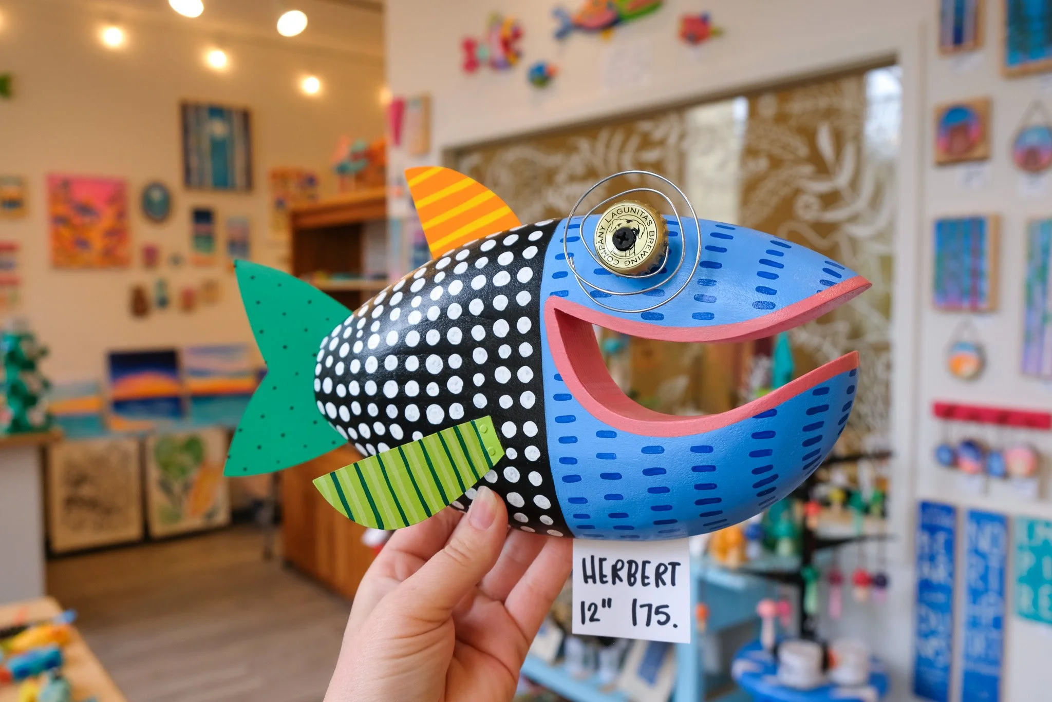 Herbert, a 19" Wall Fish