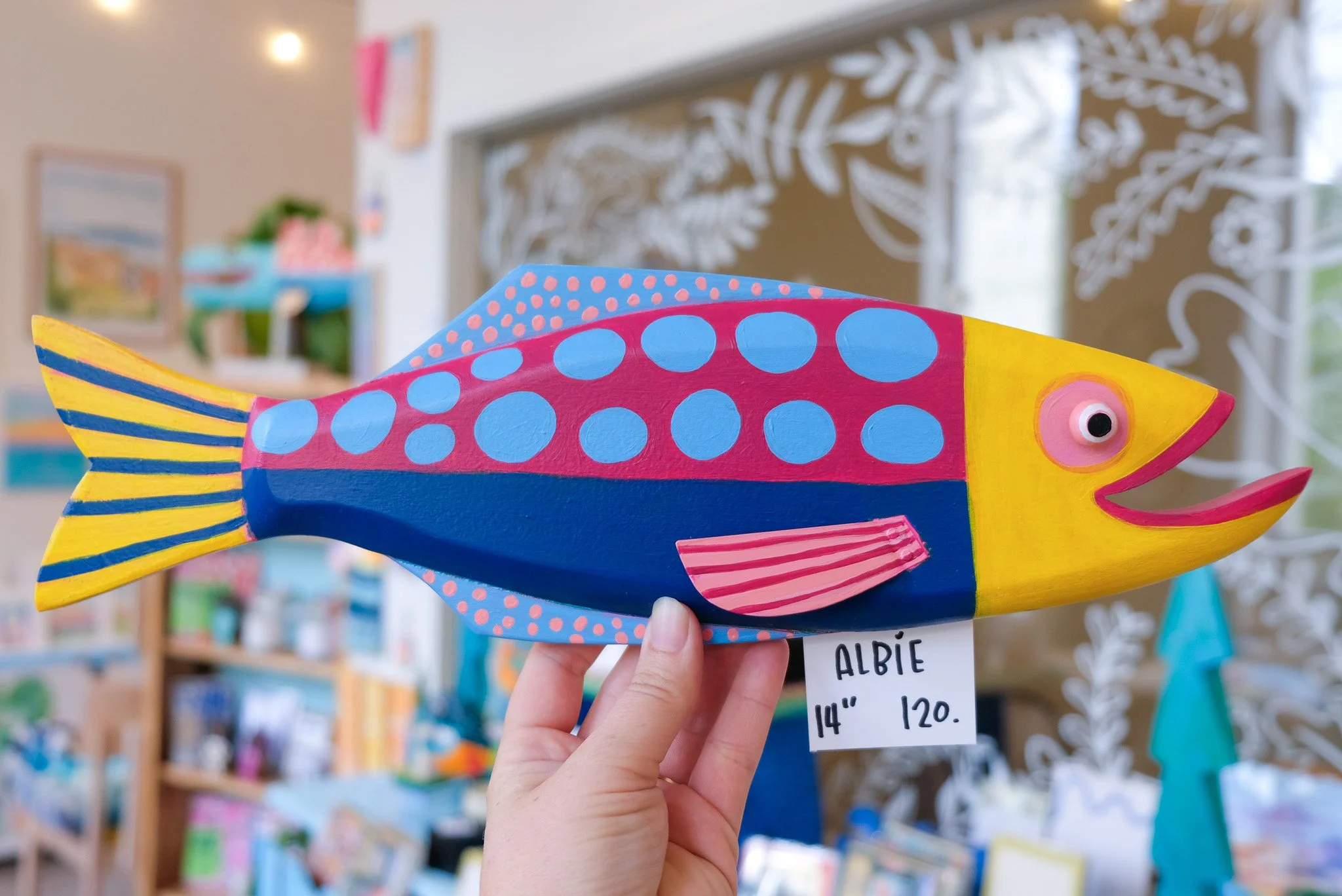 Albie, a 14" Wall Fish