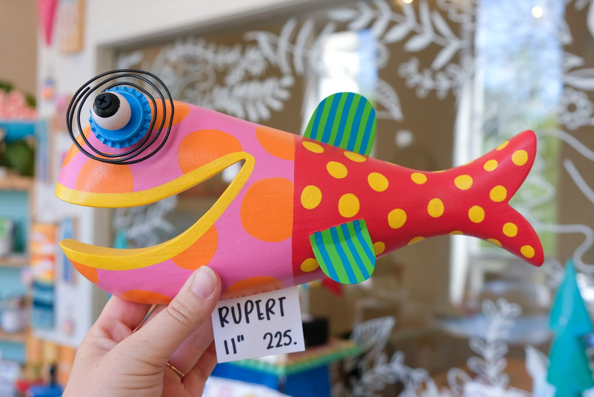 Rupert, an 11" Wall Fish