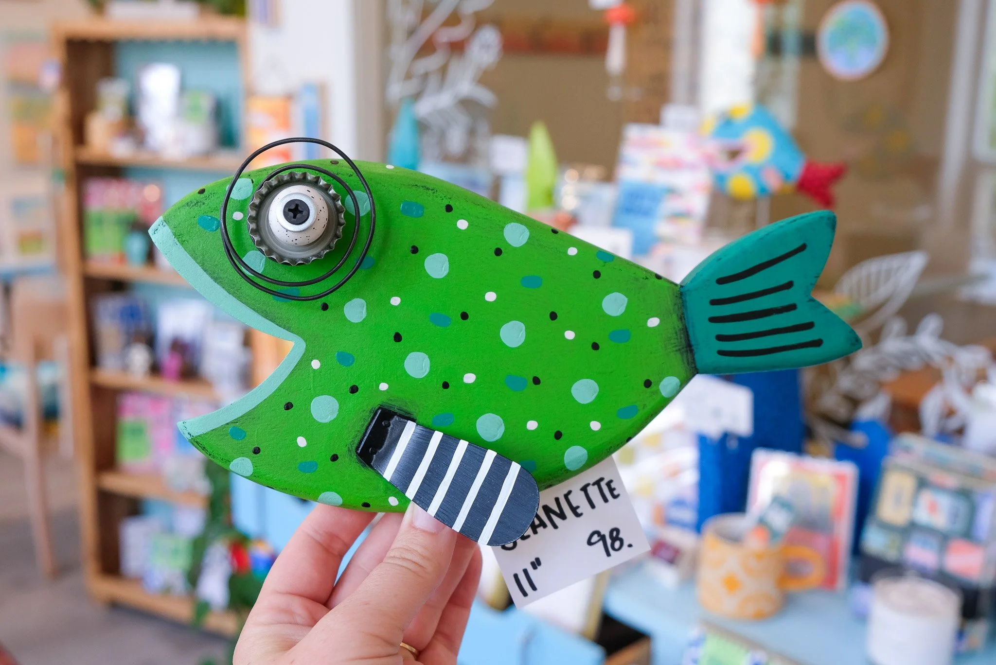 Jeannette, an 11" Wall Fish