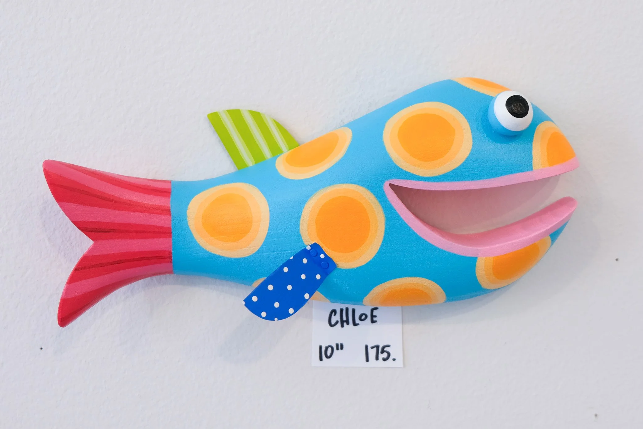 Chloe, a 10" Wall Fish