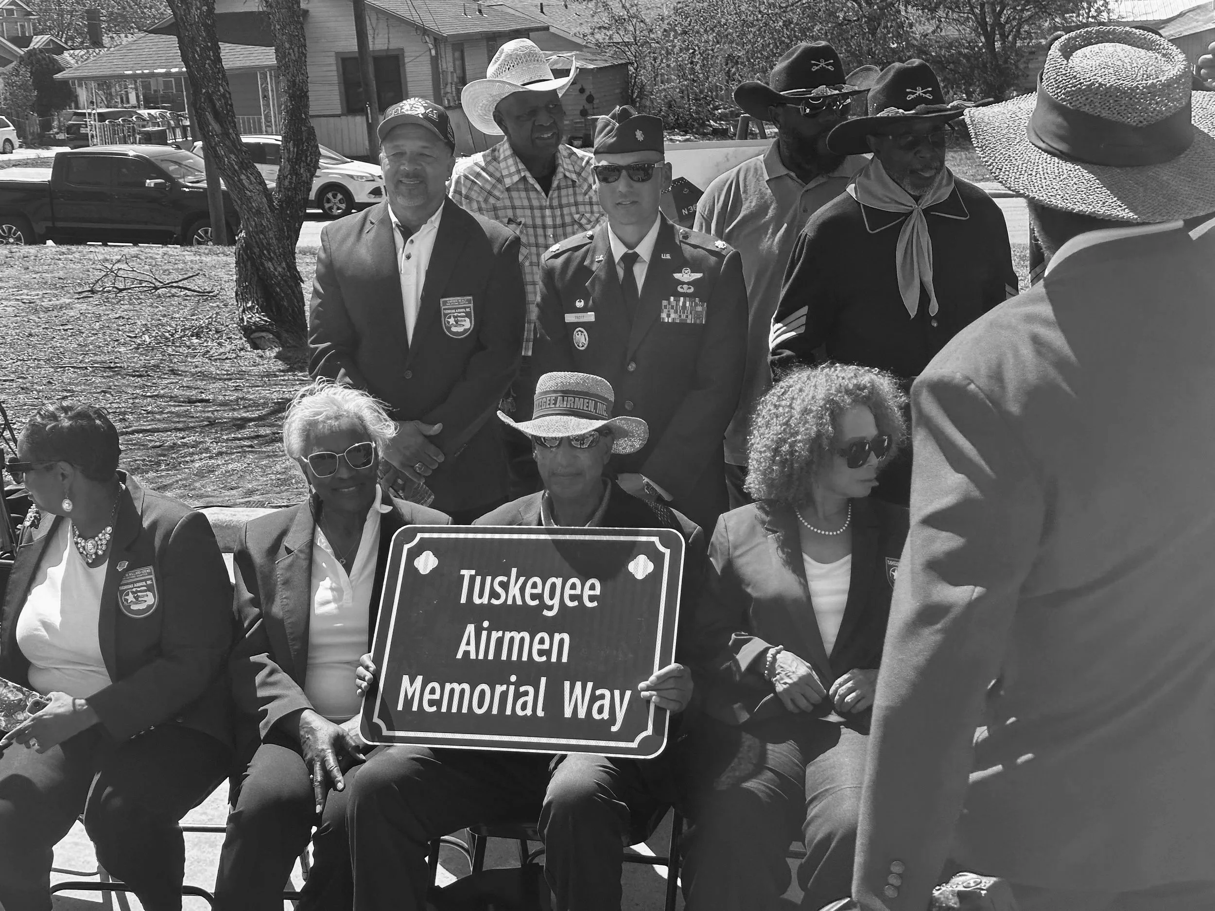 Tuskegee Airmen Way Sign
