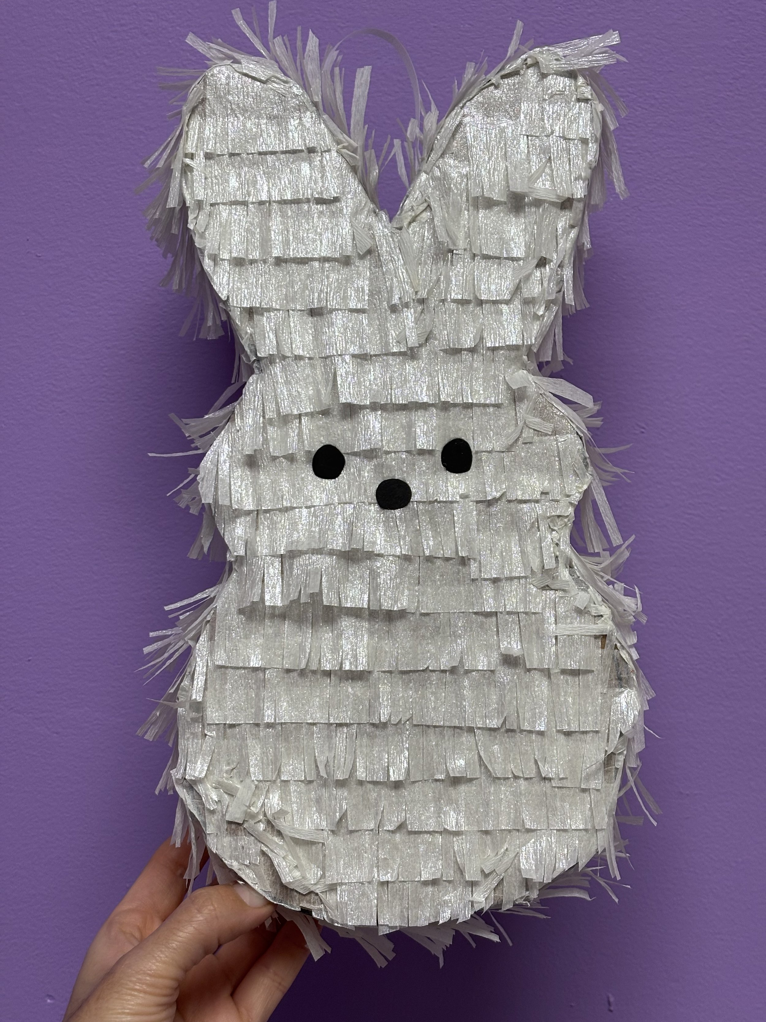 SNOW bunny! Mini piñata