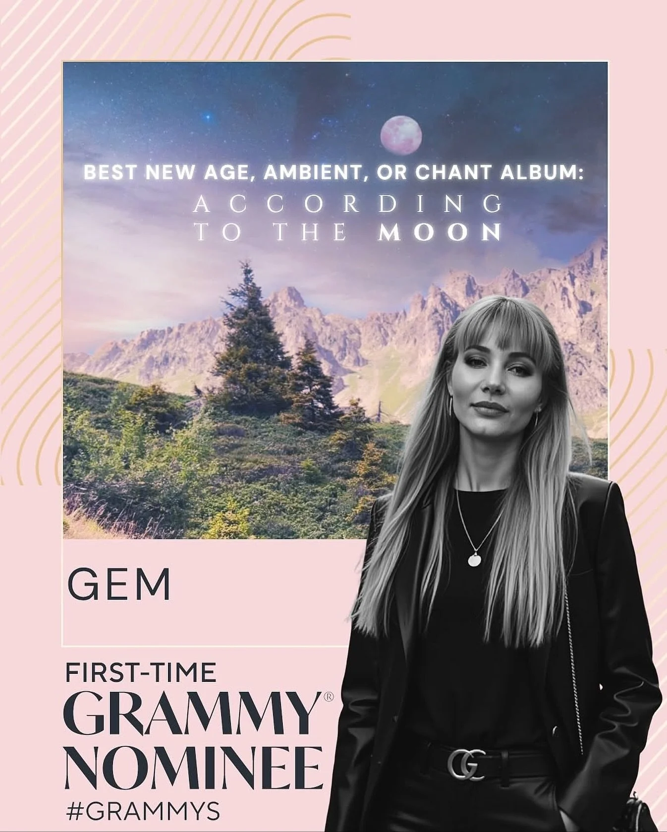 BIG NEWS! We couldn&rsquo;t be more proud to congratulate @gemauset for her Grammy nomination with credits to @rod.mccormack 🙌🏼🤍 BEST NEW AGE, AMBIENT, OR CHANT ALBUM According to the Moon 🌕 Cheryl B. Engelhardt &amp; GEM with Dallas String Quart