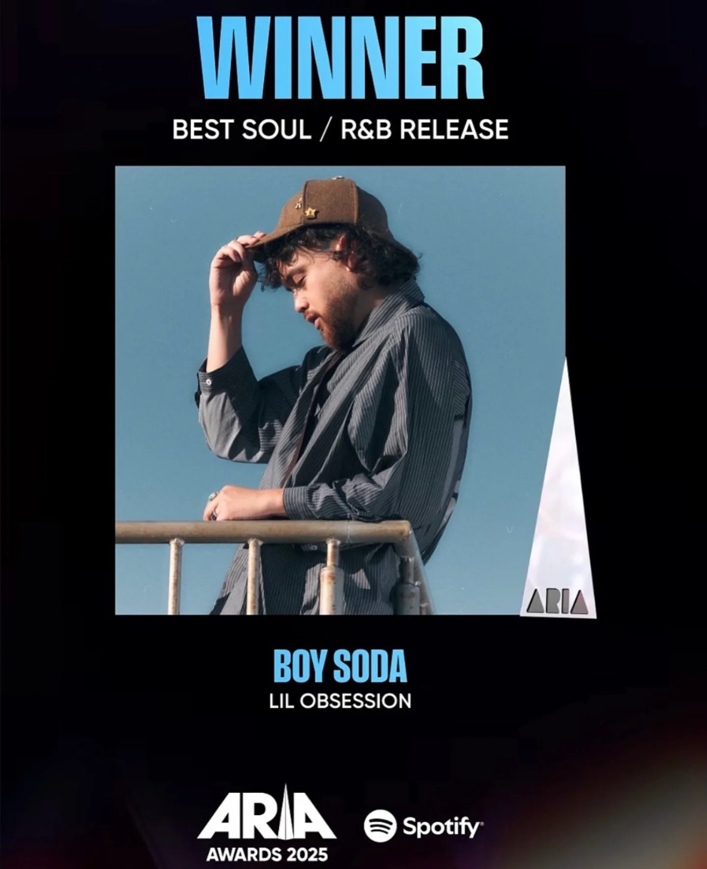 ICYMI: HE WON!!! Biggest congratulations to GJAM alumni @boysoda 💥