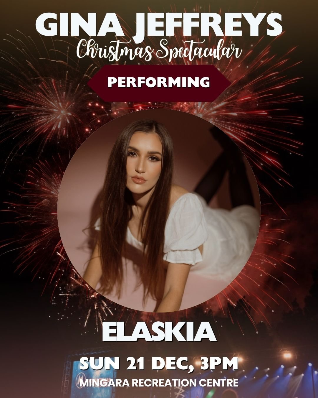 Pt 2 | INTRODUCING OUR PERFORMERS ⭐️

ELASKIA is a successful songwriter &amp; pop sensation whose music has been featured in Dynasty, Marvel&rsquo;s Runaways, and Home and Away. Her single Calling Out My Name was shortlisted for the Grammys&reg; in 