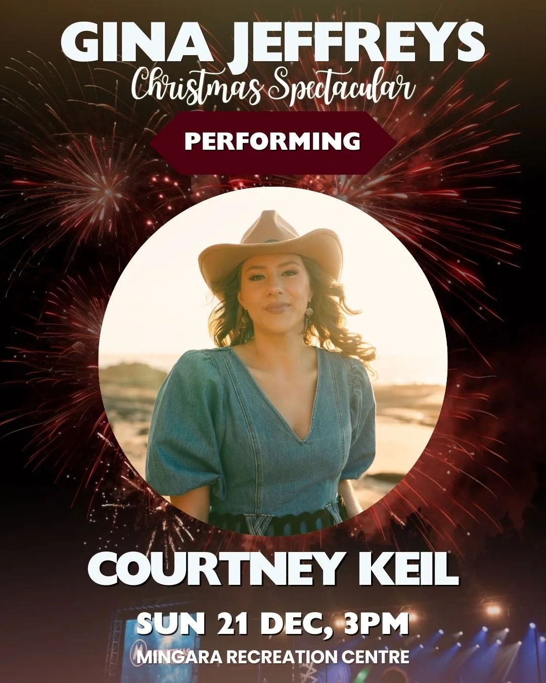 Pt 3 | INTRODUCING OUR PERFORMERS ⭐️

COURTNEY KEIL is a rising star in Australian country music, winning&nbsp;Best Female Vocal&nbsp;at the 2025 Australian Country Music People&rsquo;s Choice Awards for the third consecutive year. Her debut album,&n