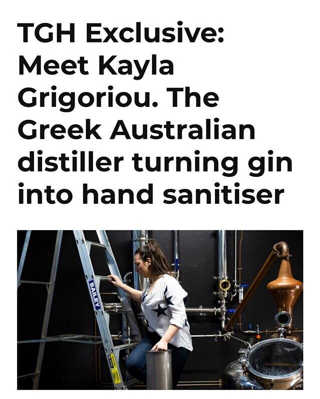Thanks for the chat @argyrov about gin, wine and our Greek tradition! 
It&rsquo;s been a crazy year for the wine and spirits industry - we&rsquo;ve adapted and soldiered on! 
Link is in our bio to have a read!