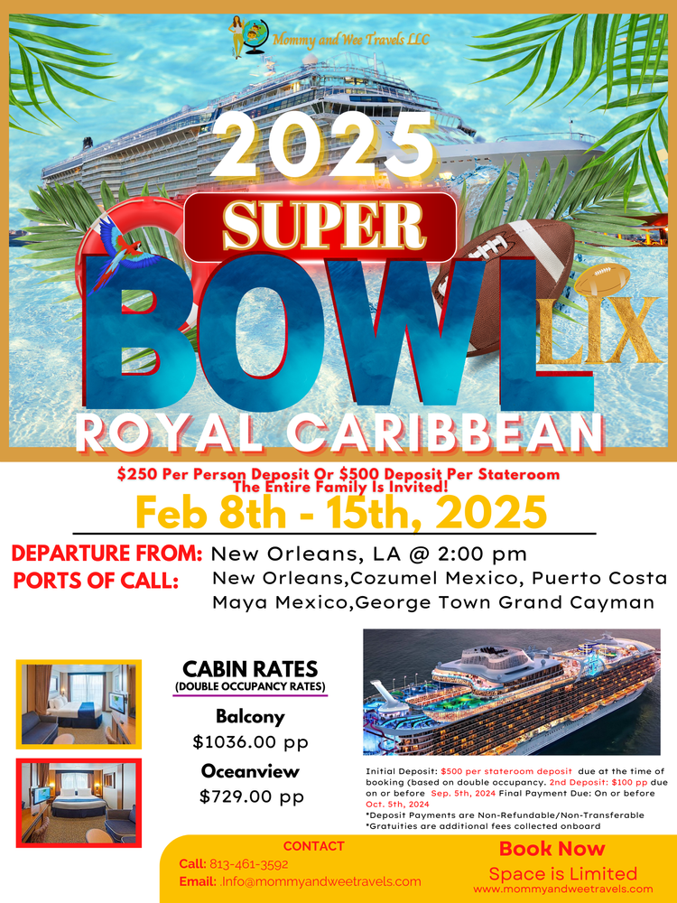 Get Superbowl Cruise 2025 Ready — Mommy and Wee Travels Family