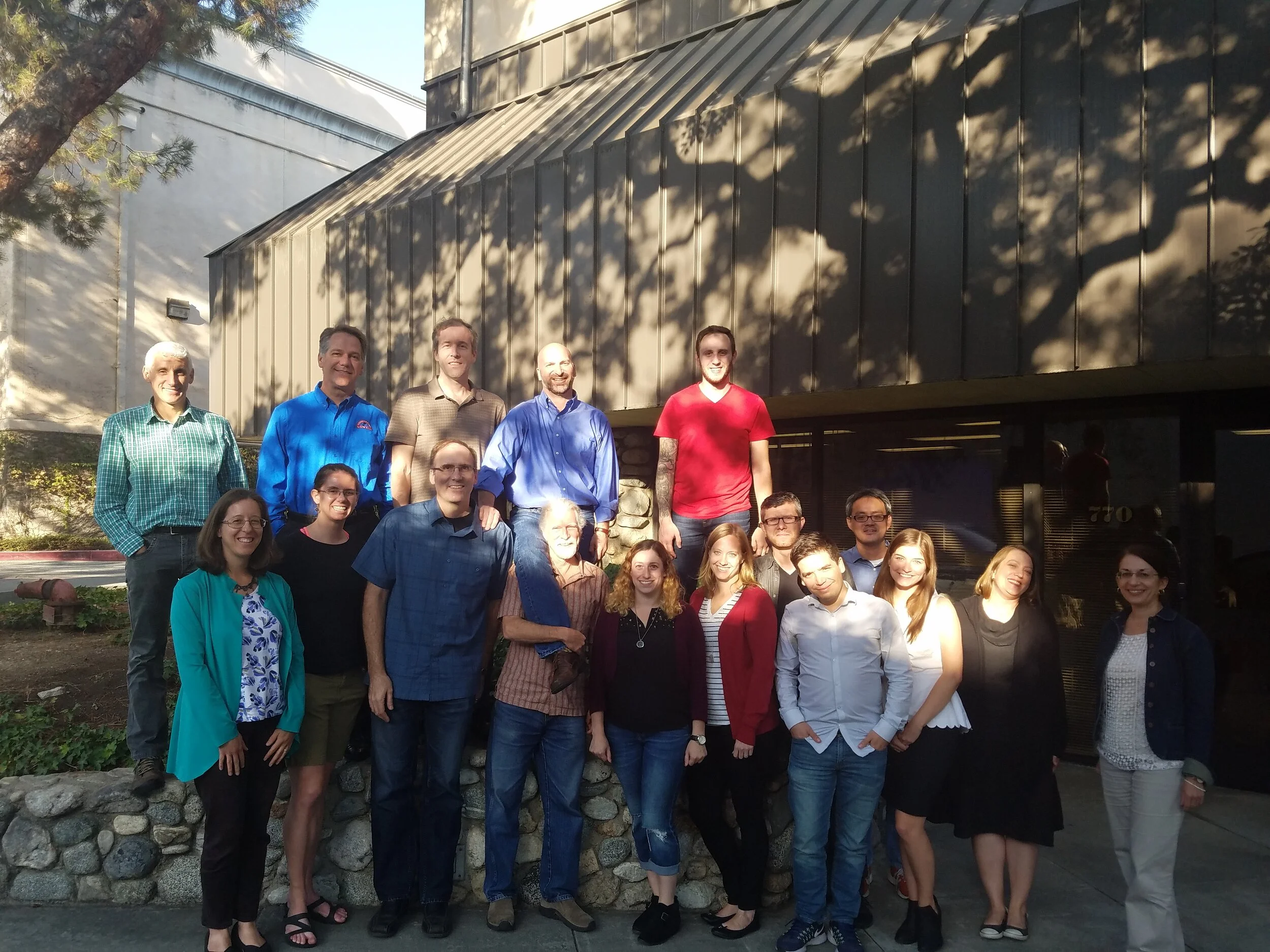 Our speckle team is growing! Group meeting from October 2017 in Pasadena.
