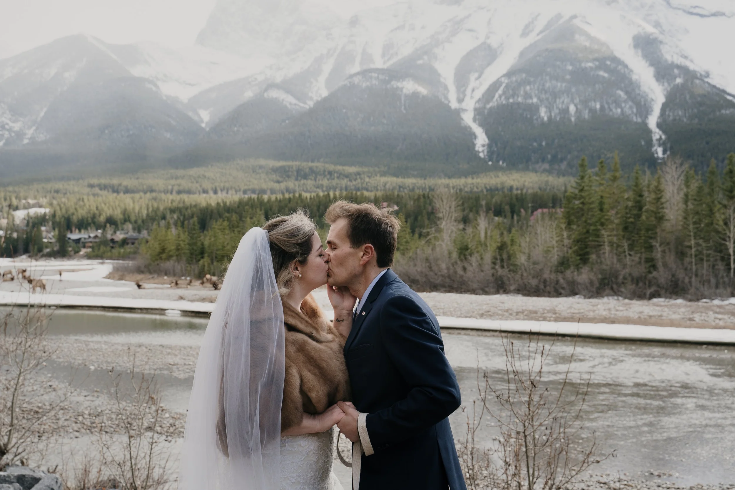 Canmore elopement - Calgary photographer/ Bobbi &amp; Adrian