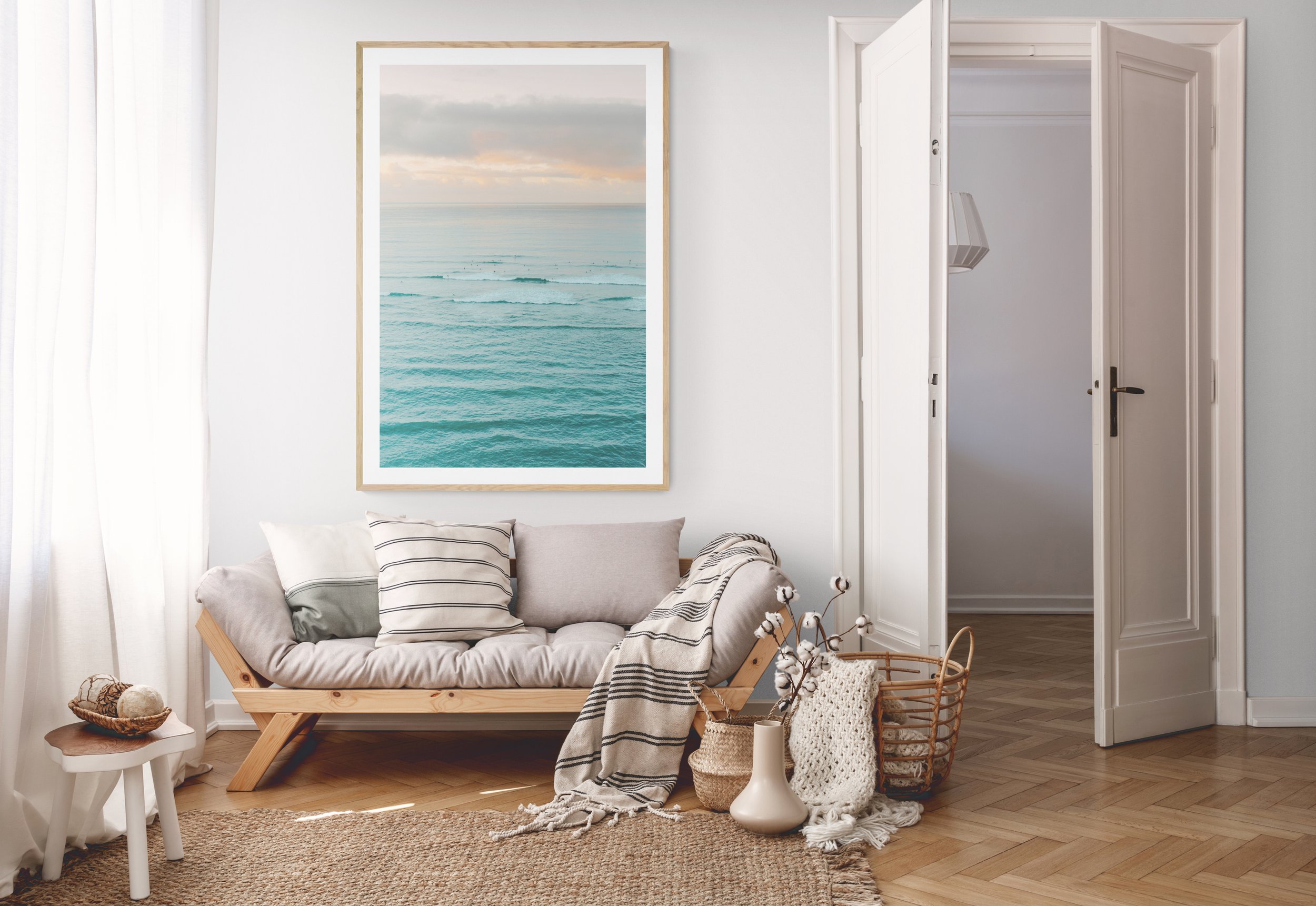 beach ocean wall art canvas print