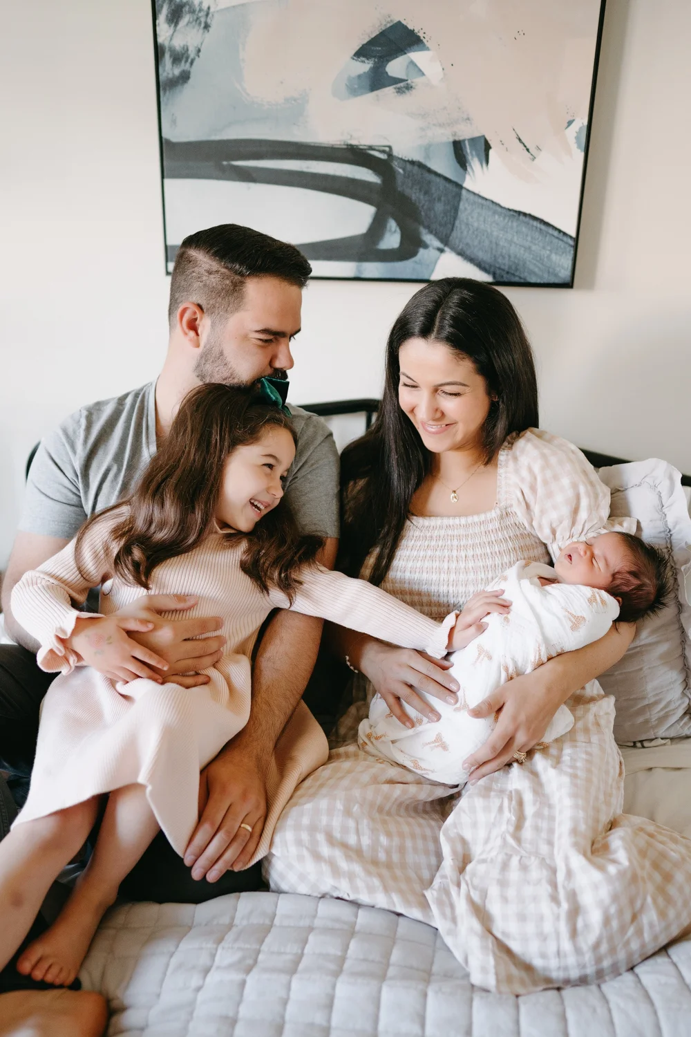 Documental Newborn Session in Palo Alto, CA