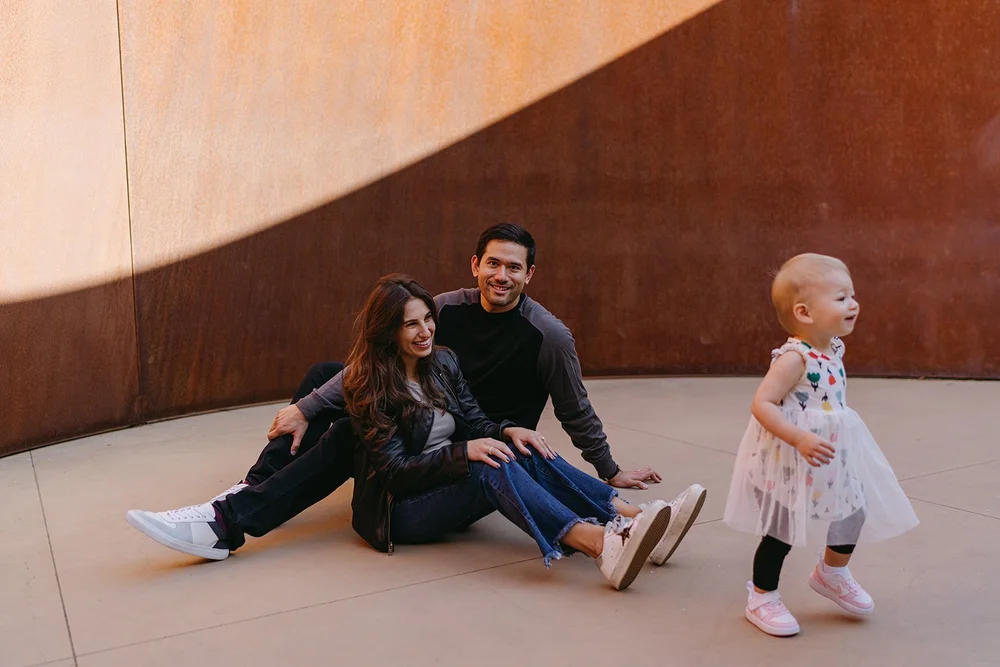 Candid Family Photoshoot at Stanford Art Gallery, CA