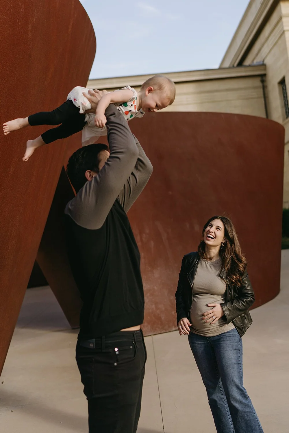 Candid Family Photoshoot at Stanford Art Gallery, CA