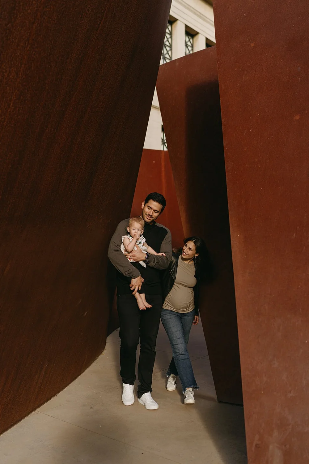 Candid Family Photoshoot at Stanford Art Gallery, CA