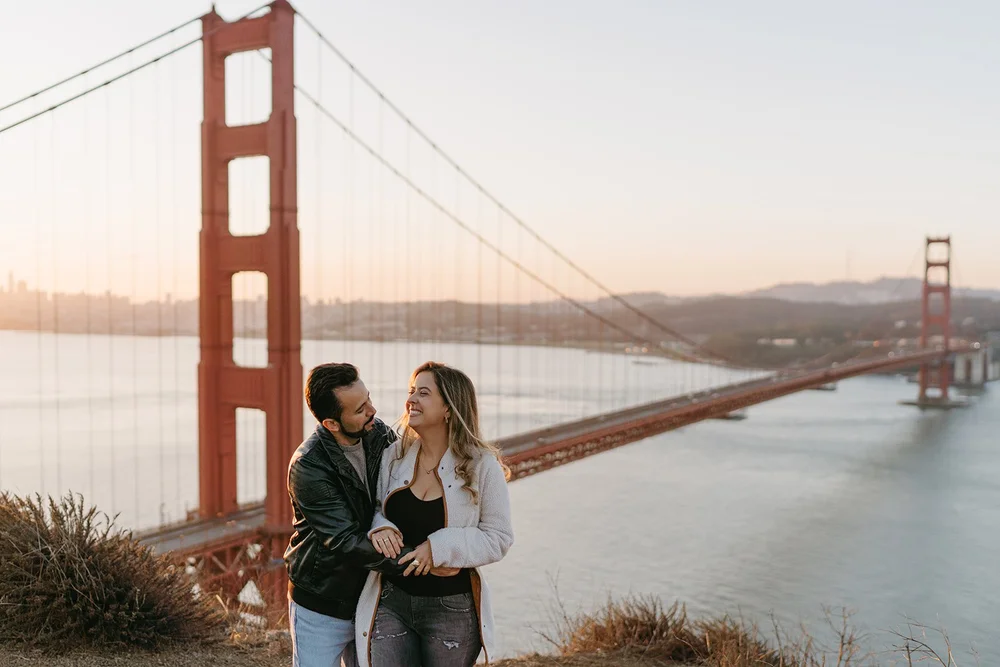 Ethereal Sunrise Couple Session at Battery Spencer, SF