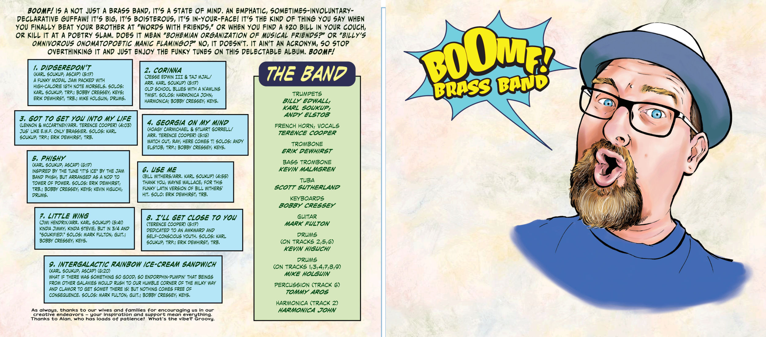 Liner notes, baby.