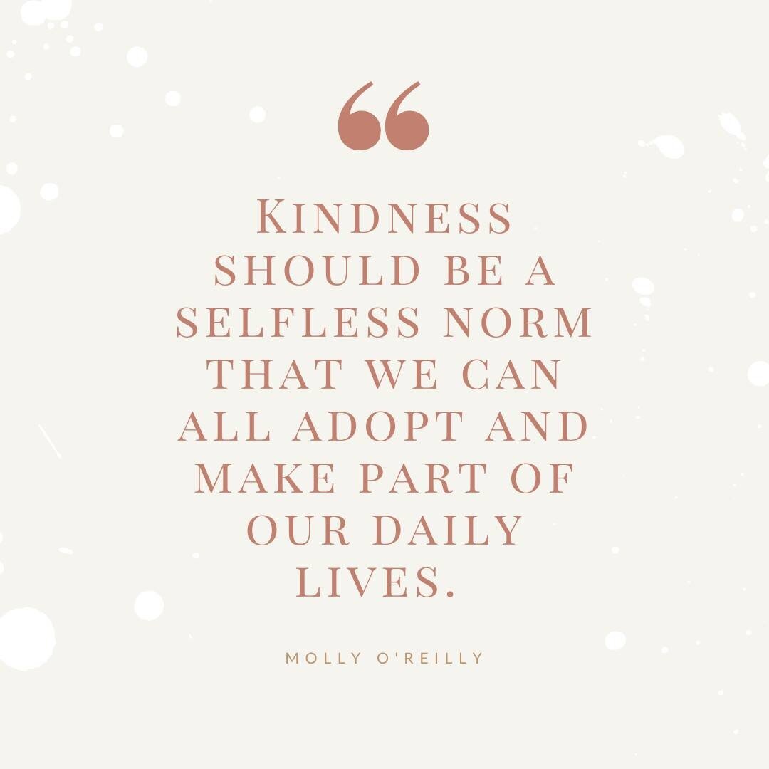 I am so inspired by our community - we have many friends who have jumped in with both feet and are committed to practicing kindness in a real and tangible way.  Molly is one of those people.  She regularly takes part in activities we present from hid