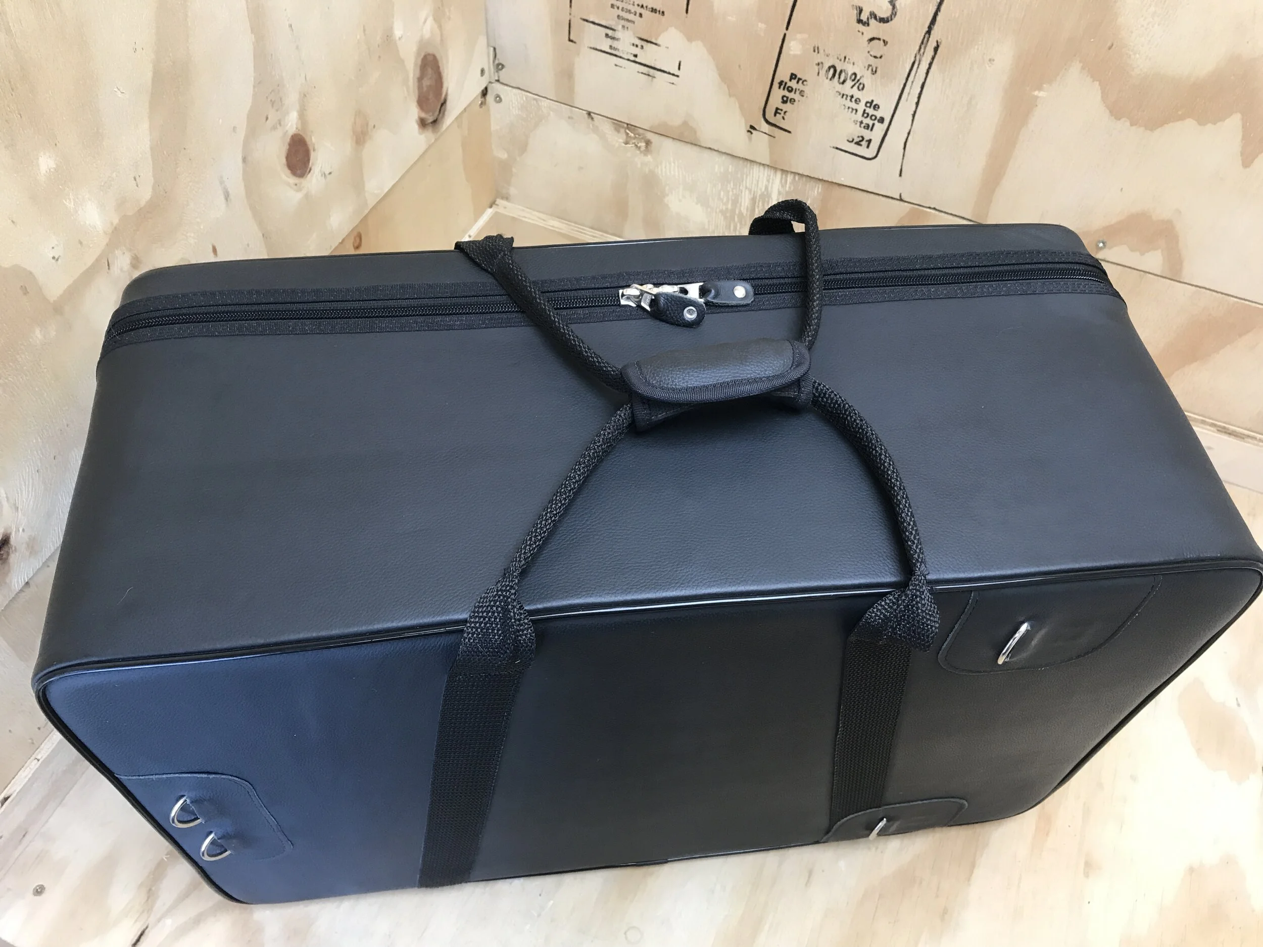Marcus Bonna Quad Trumpet Case (Leather) SOLD — SMITH BRASS SERVICES