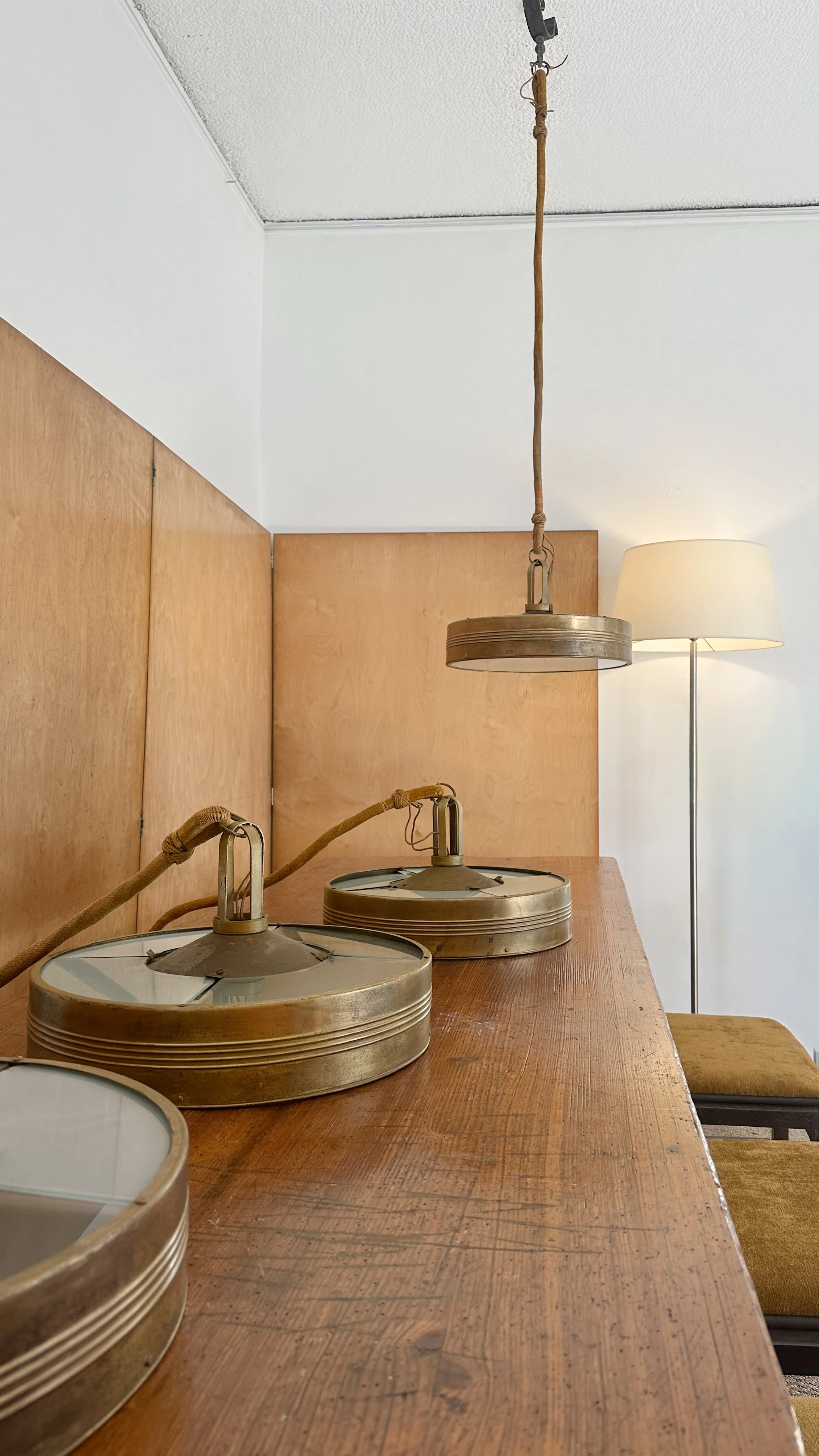 Metal and Glass Ceiling Lights