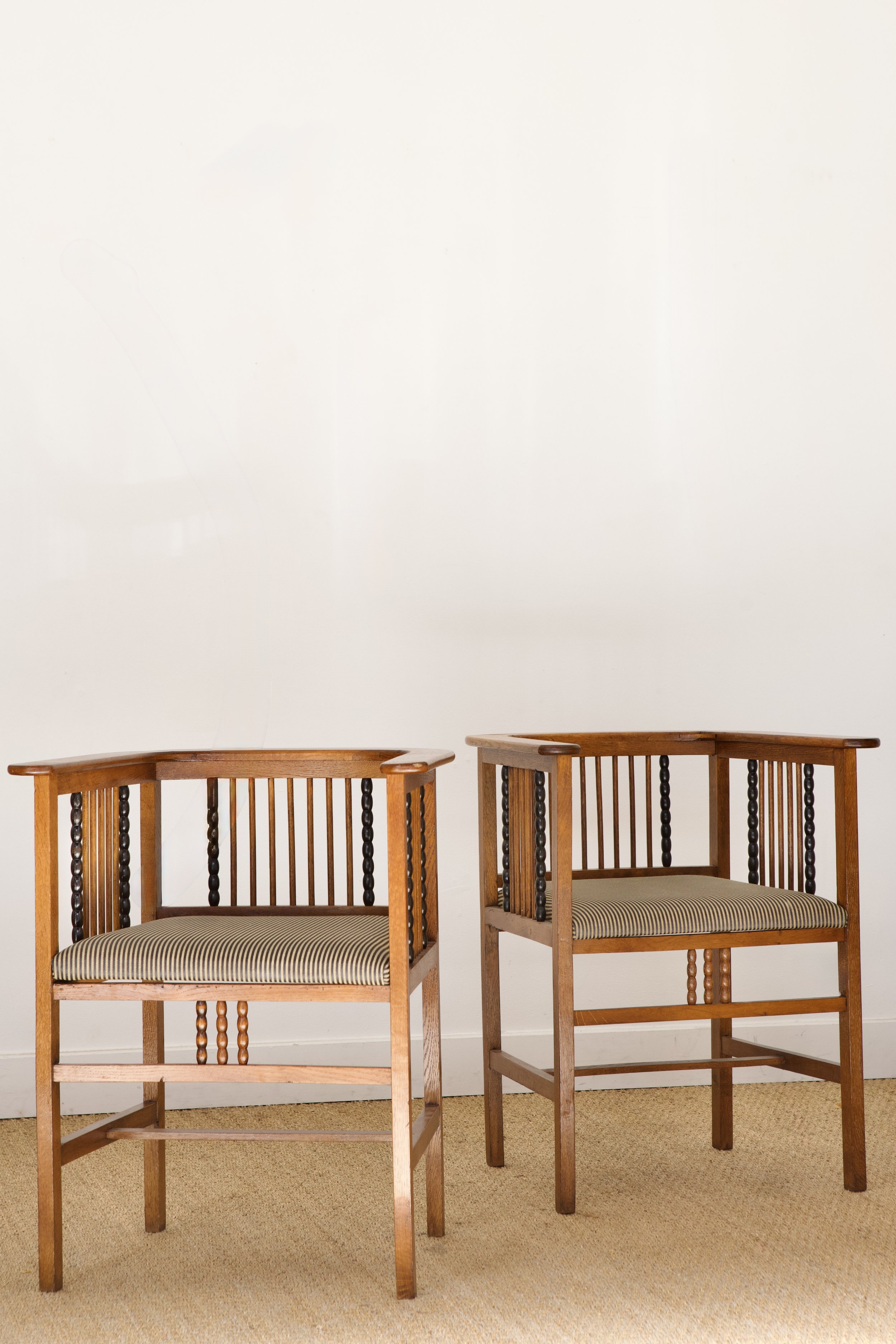 SOLD Pair of Bobbin Chairs