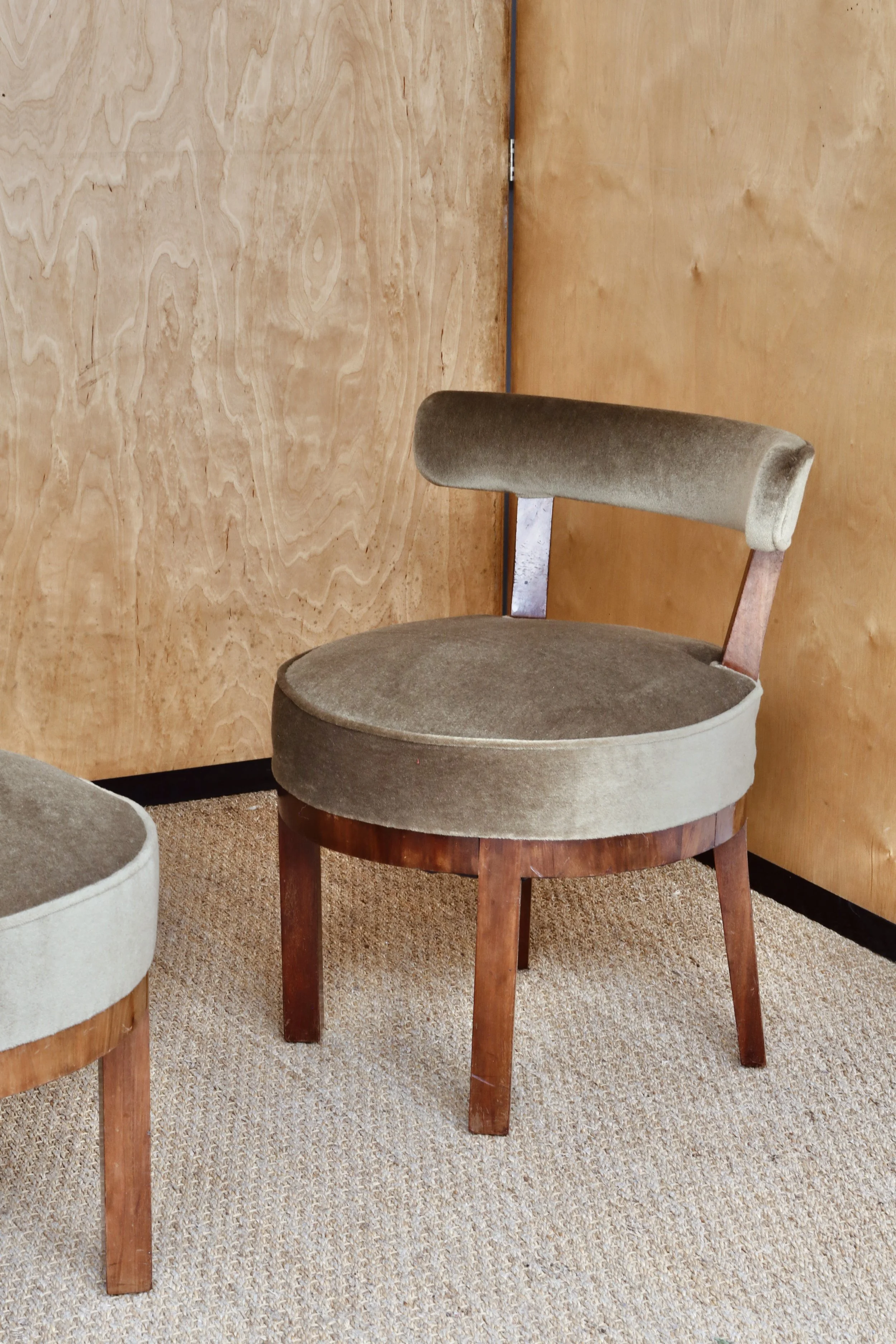 Boudoir Chair and Stool