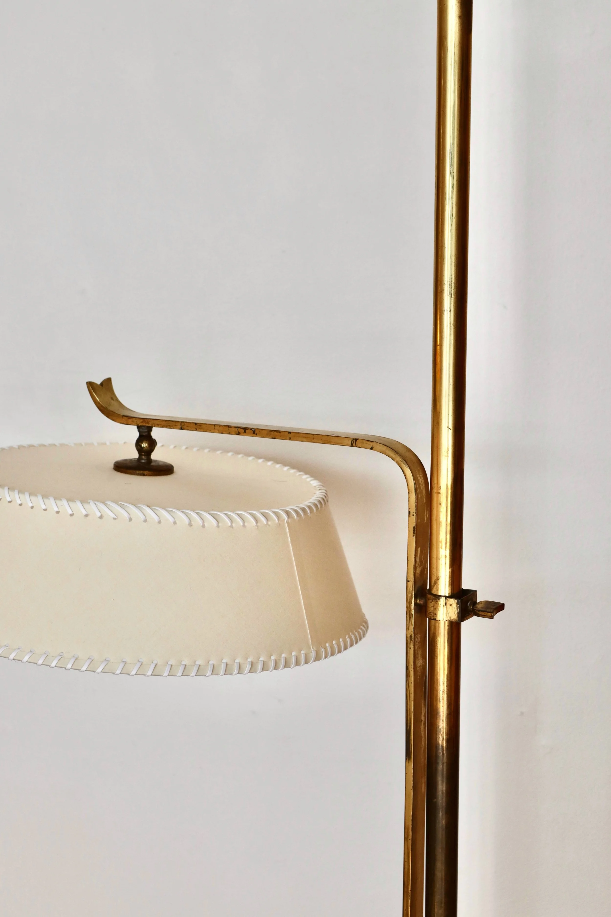 Adjustable Brass Floor Lamp