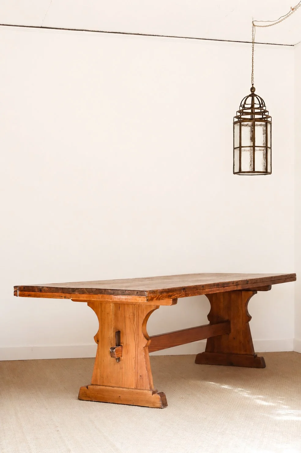 Swedish Pine Trestle Table
