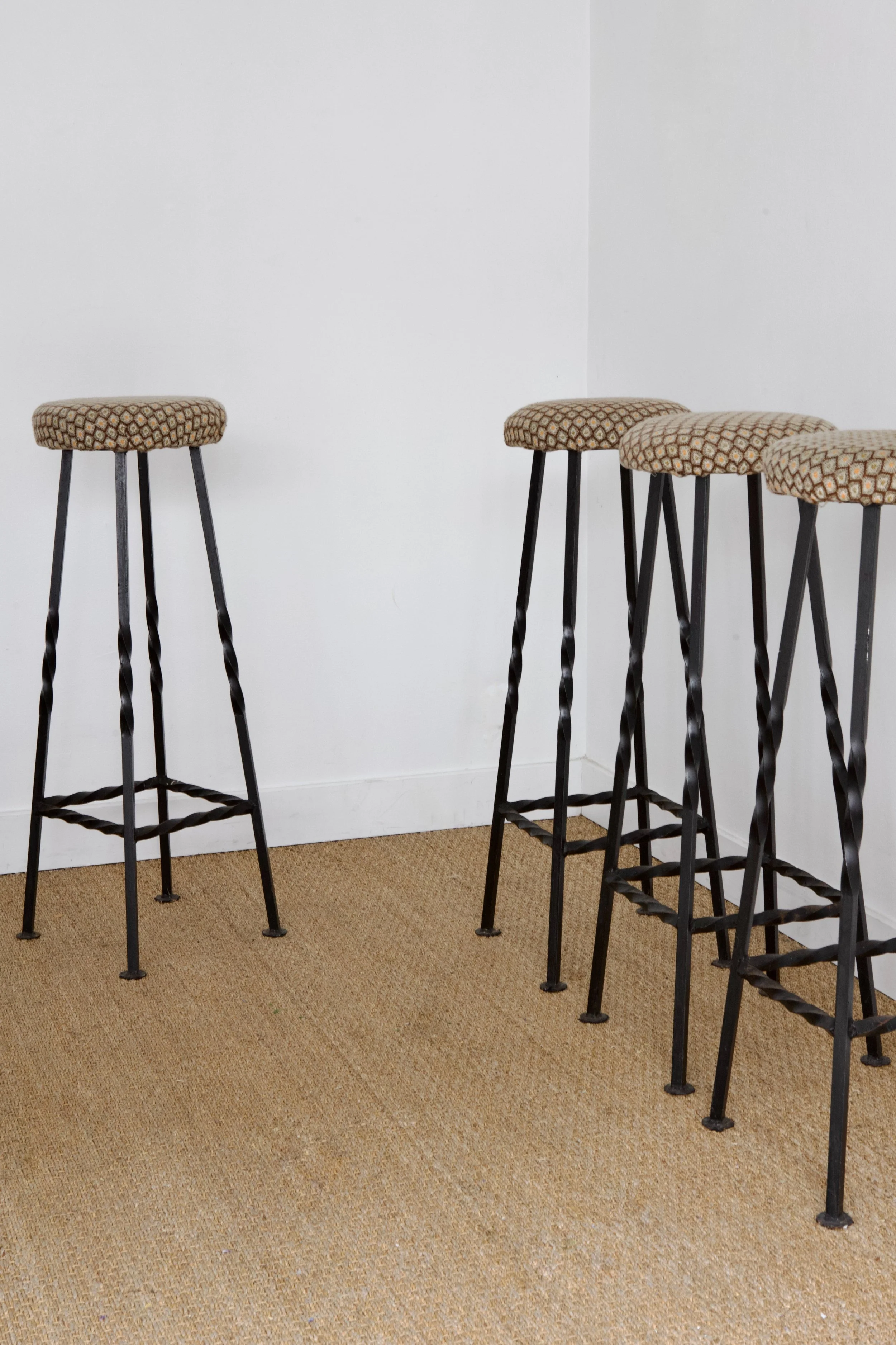 Set of Four Bar Stools