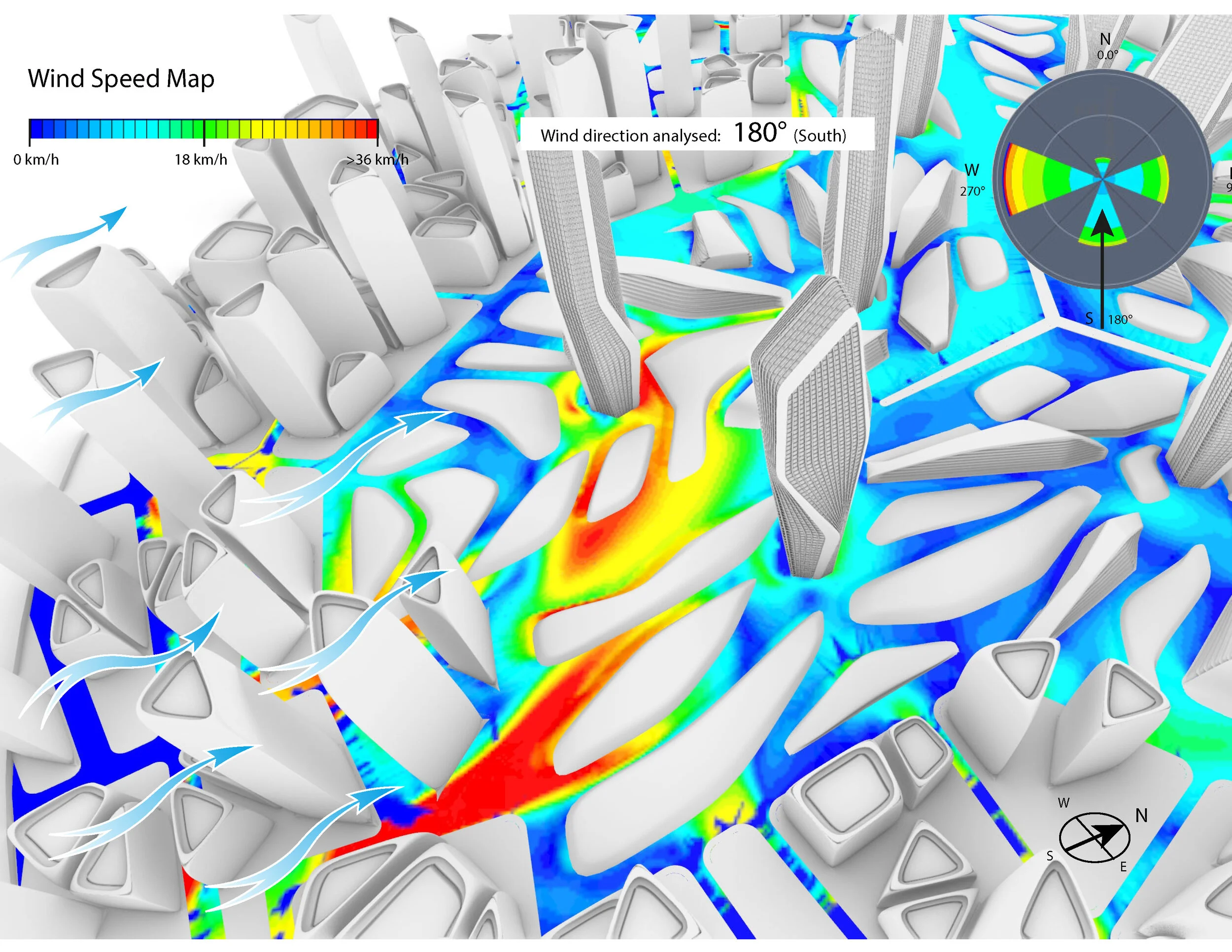 Workflow for assessing Pedestrian Wind comfort