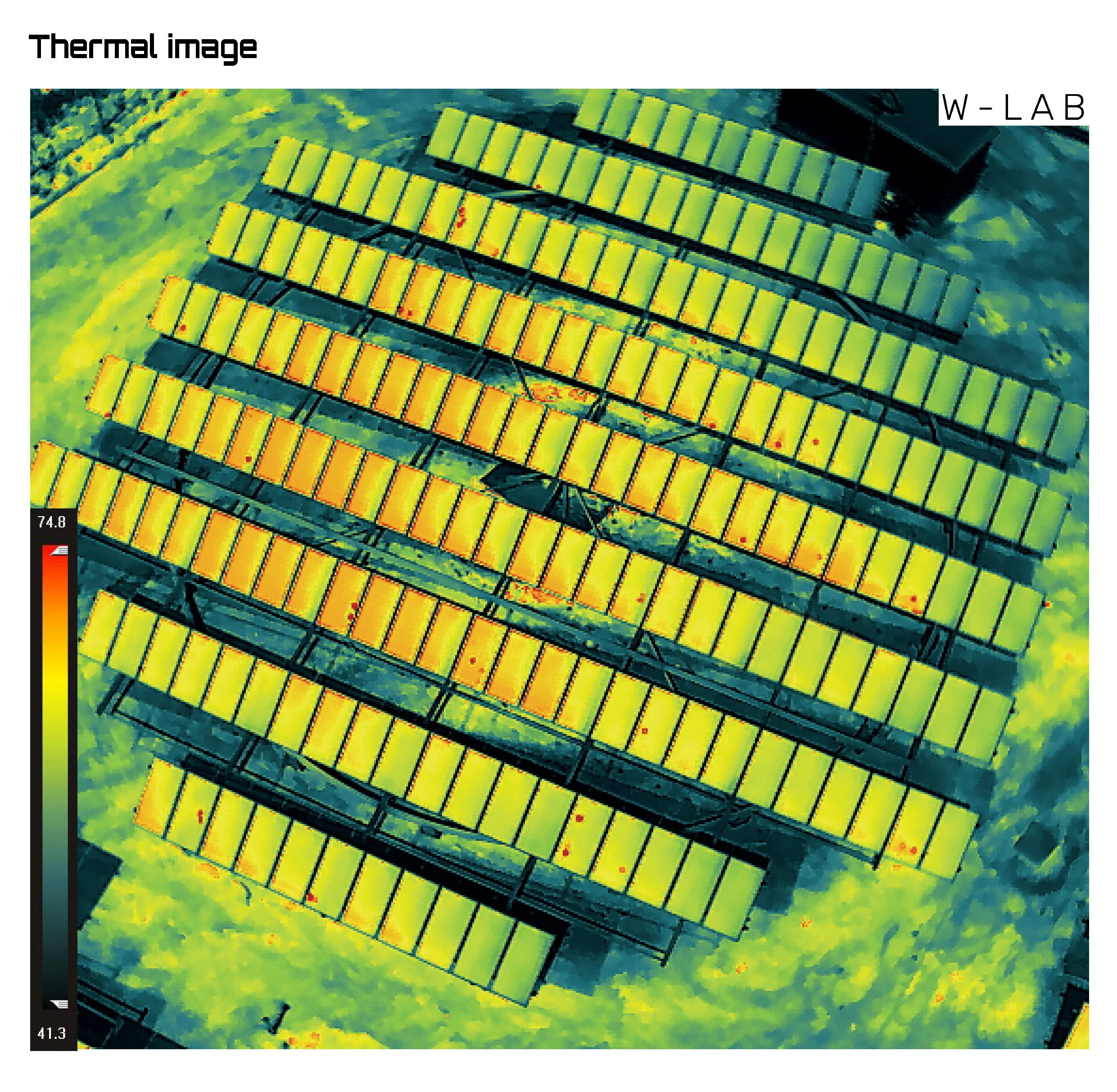 Photovoltaics Thermography inspection with Drones