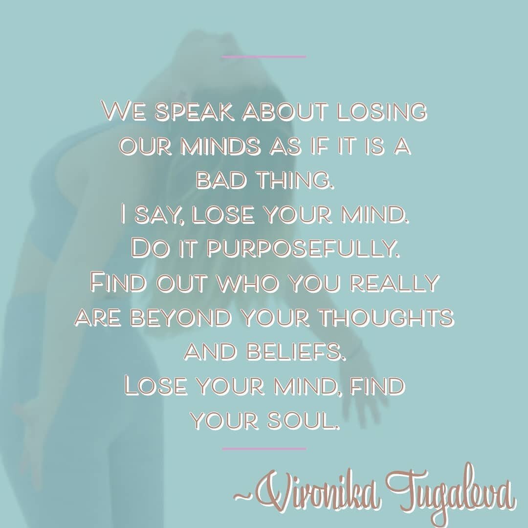 Lose your mind, find your soul ✨

Negative thoughts and limiting beliefs can strangle potential. 

Yoga helps you get out of your mind and into your body. It inspires a lifelong learning journey into your most precious gift - the body. It empowers se