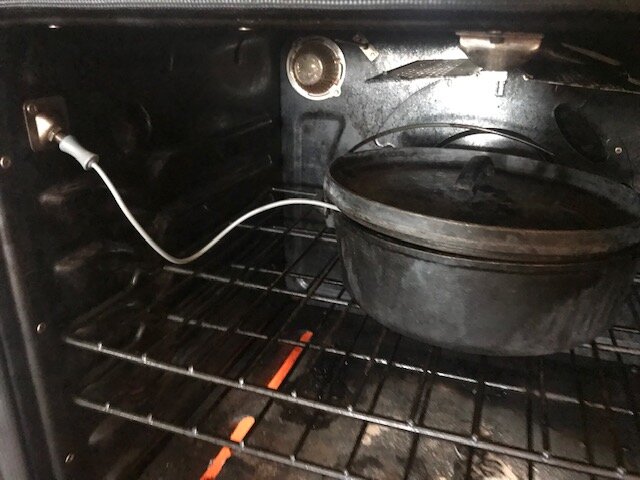 cooking roast in cast iron