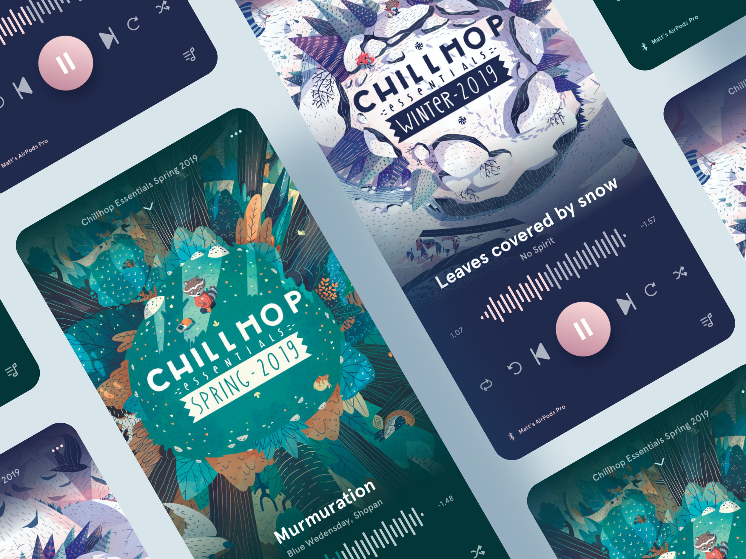 Chillhop Music App UI Concept