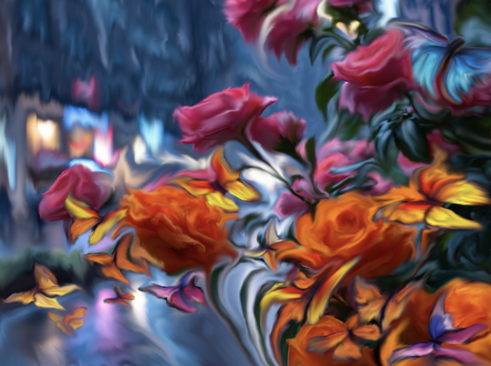 City Rain-Kissed Gardens