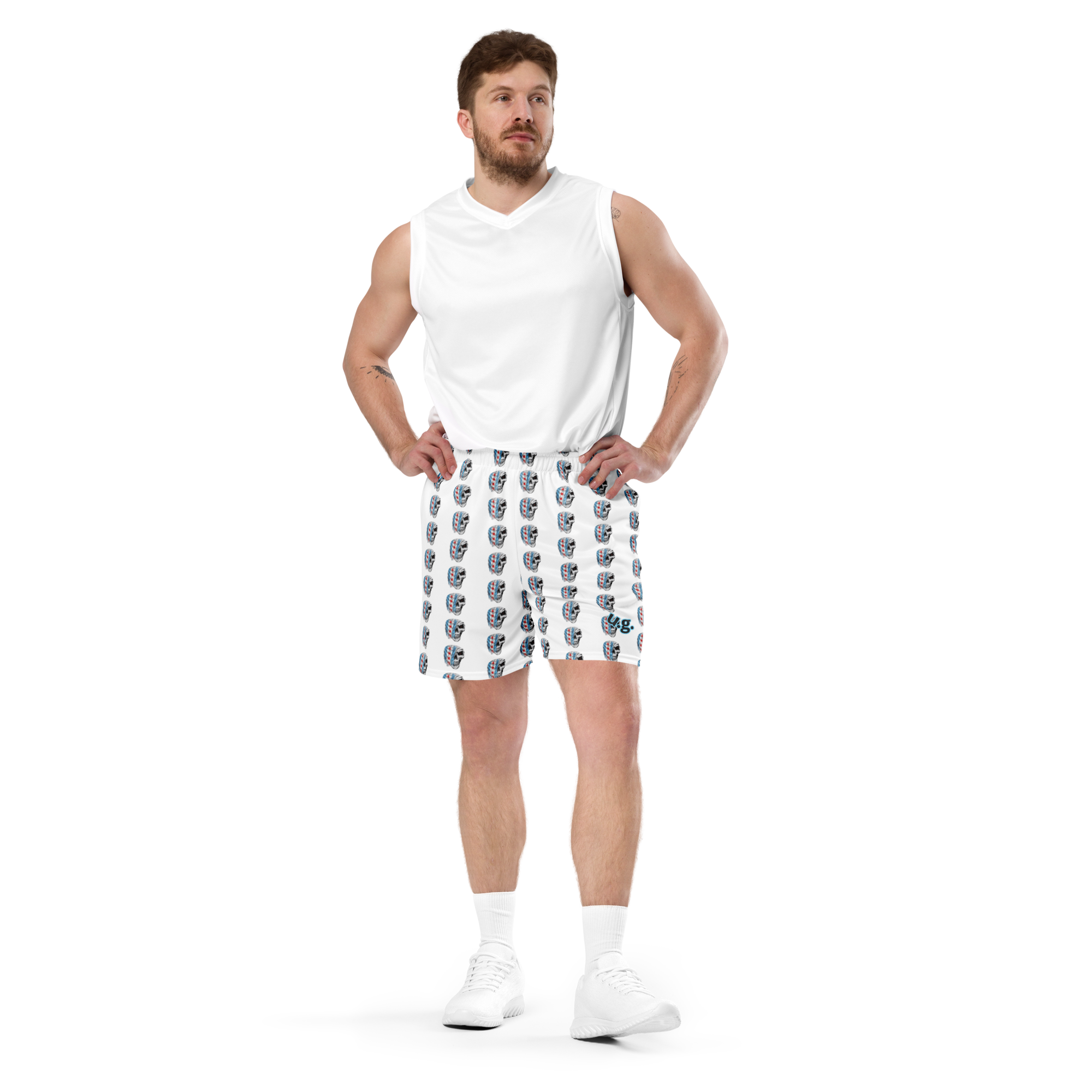 all-over-print-recycled-unisex-mesh-shorts-white-front-686835a7c80d5.png