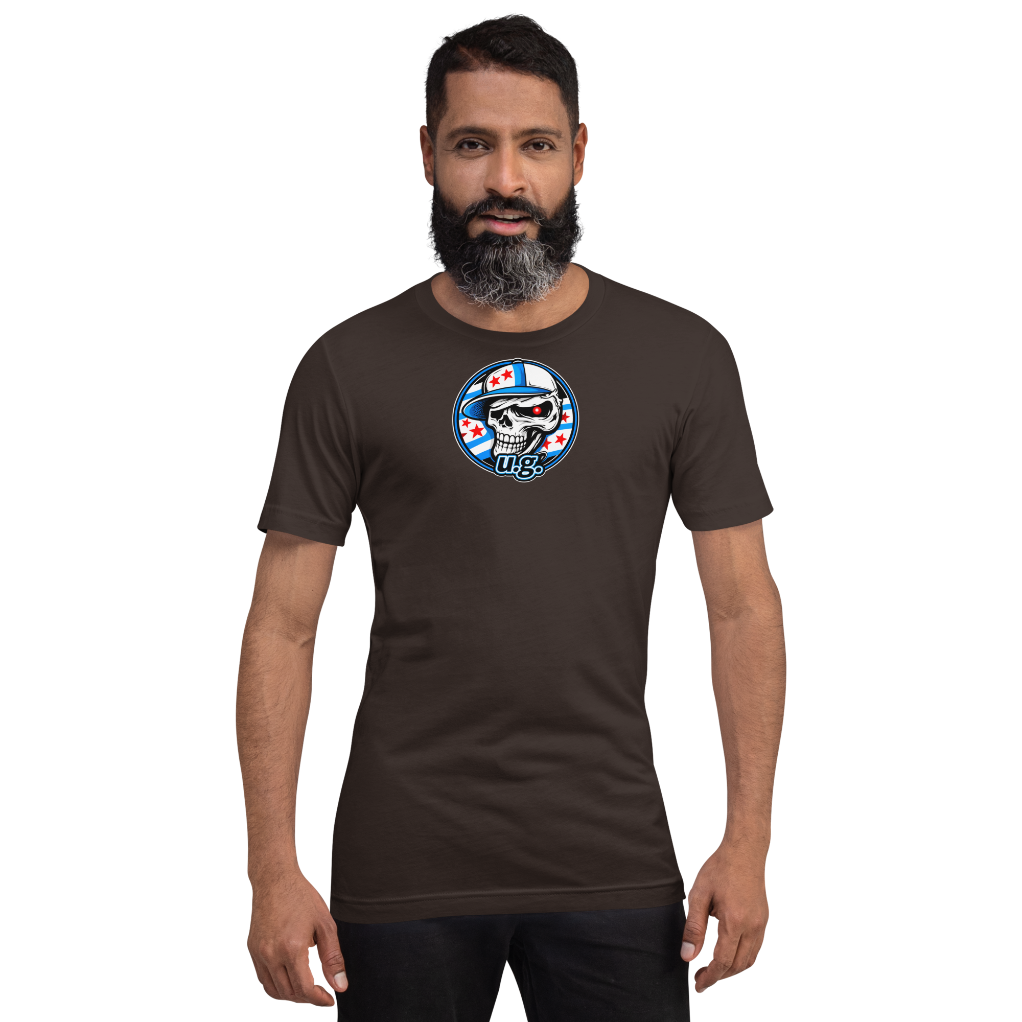 unisex-staple-t-shirt-brown-front-69f6a079107bd.png