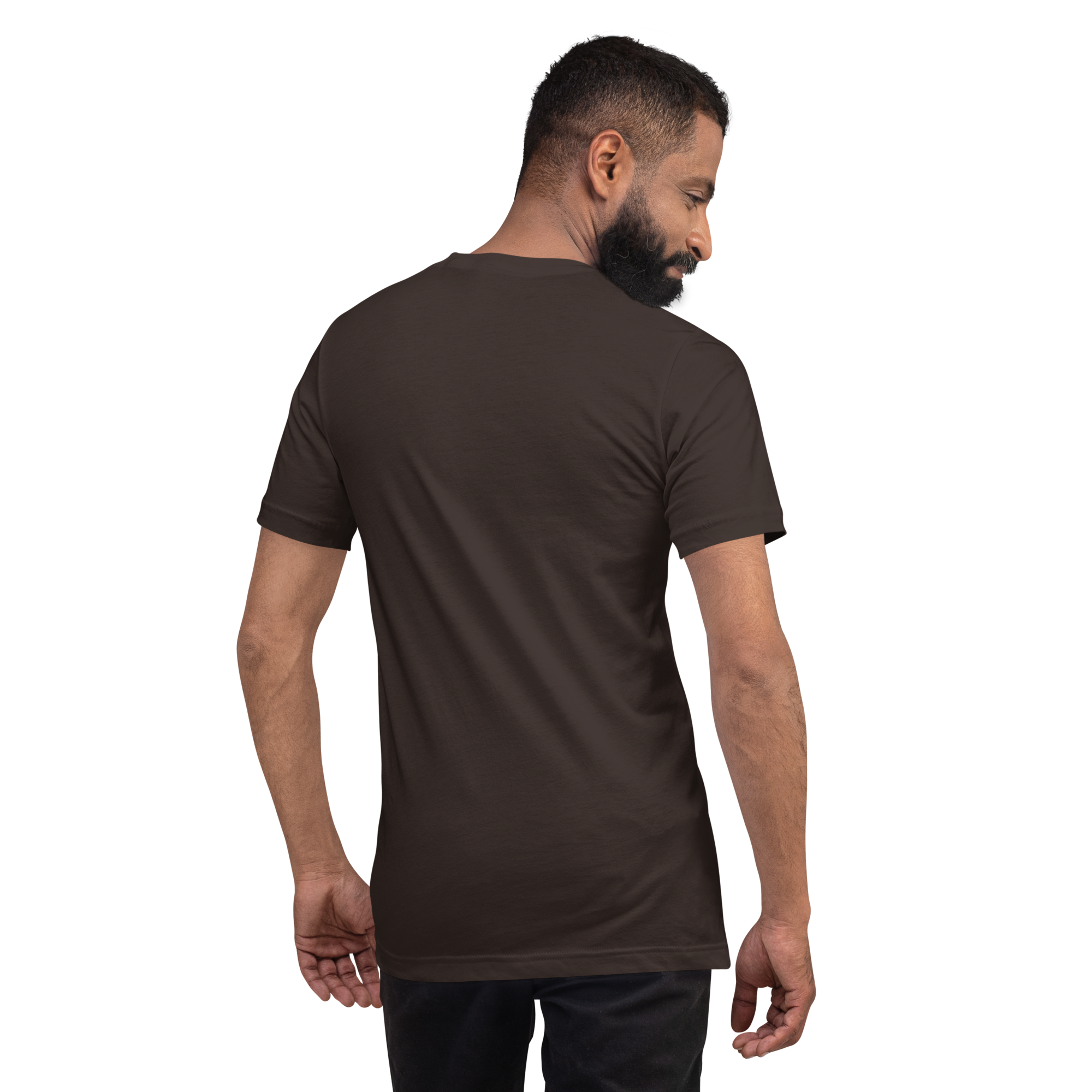 unisex-staple-t-shirt-brown-back-69f6a079122a4.png